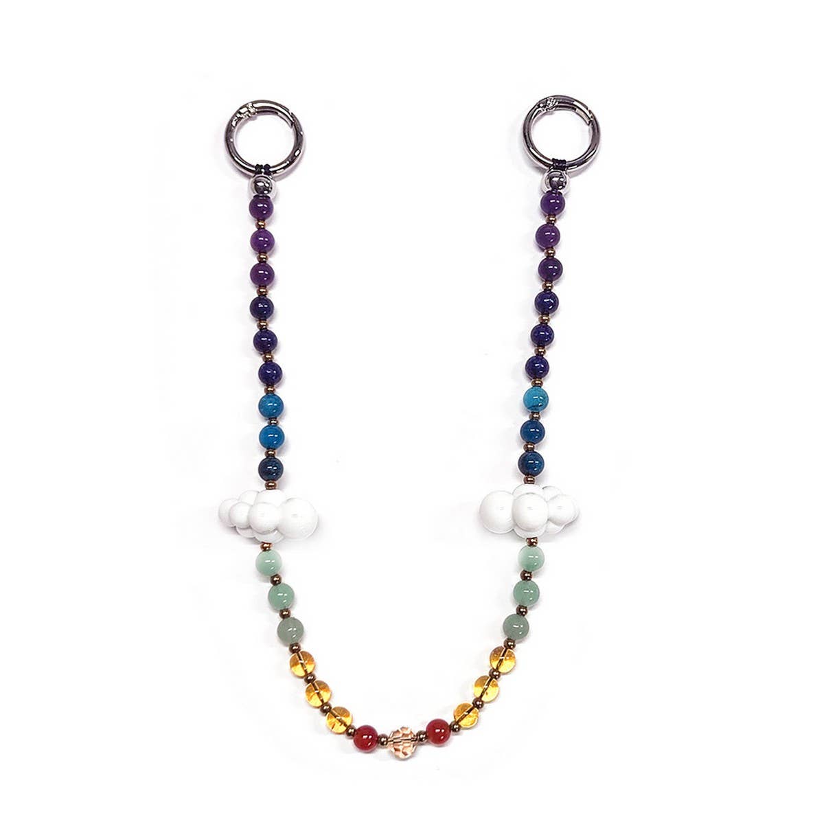 CWMM8692_COLORFUL NICHE FASHION ALL-MATCH LOVE PENDANT