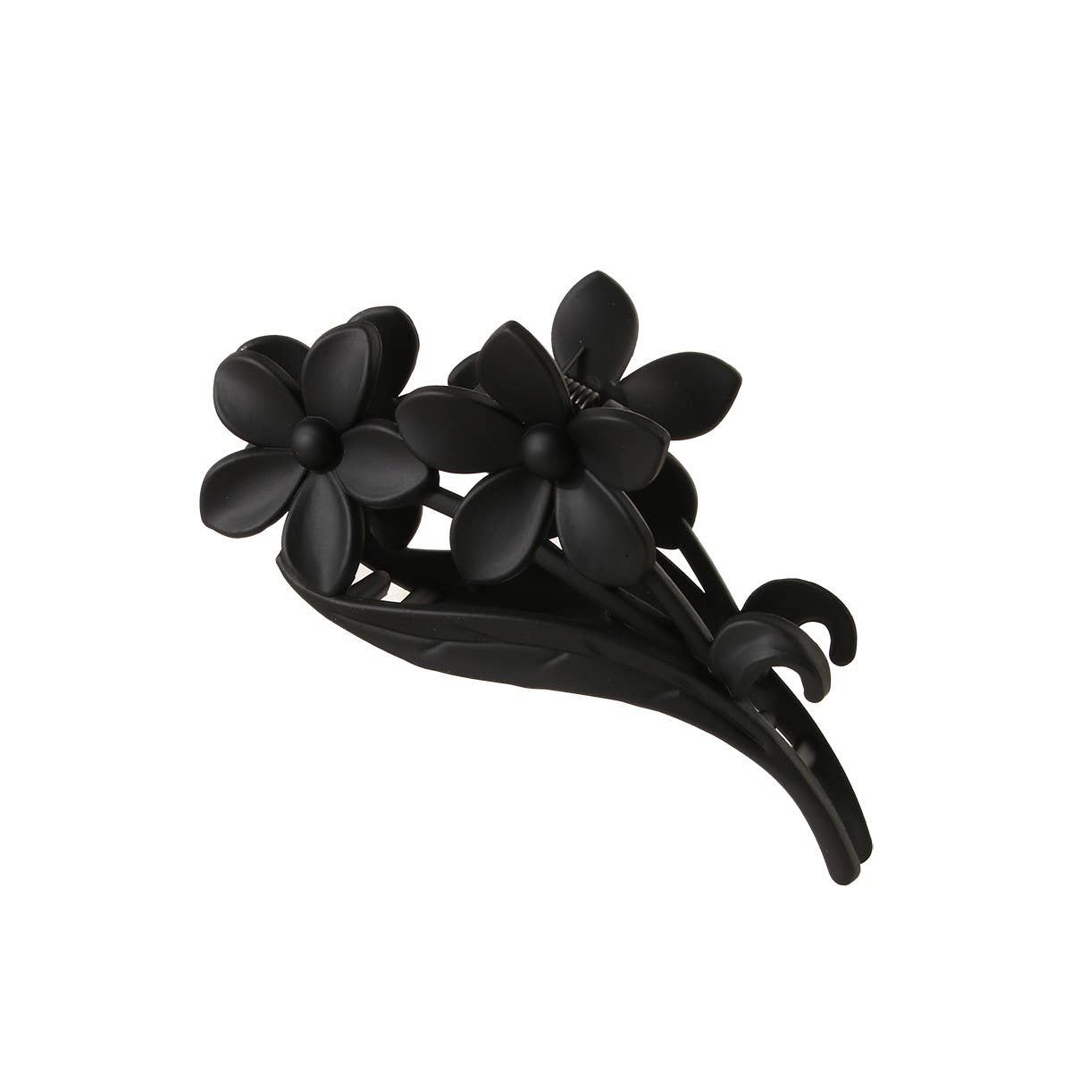 Vintage Floral Hair Claw, Large Chic Back Bun Clip