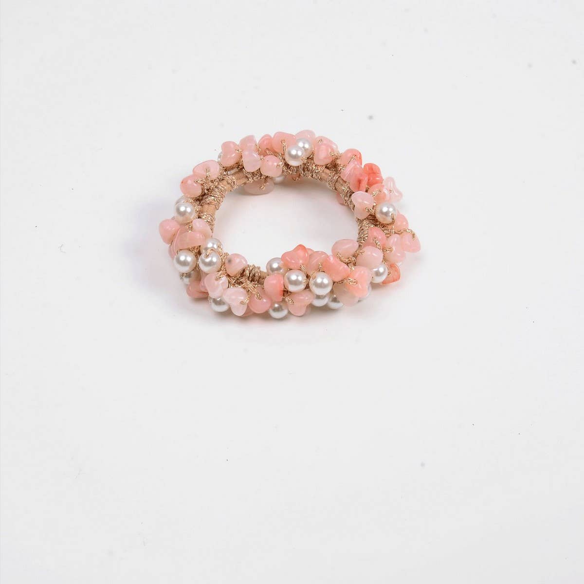 Simple Pearl Ponytail Hair Tie Elegant New Style_CWAHA6771