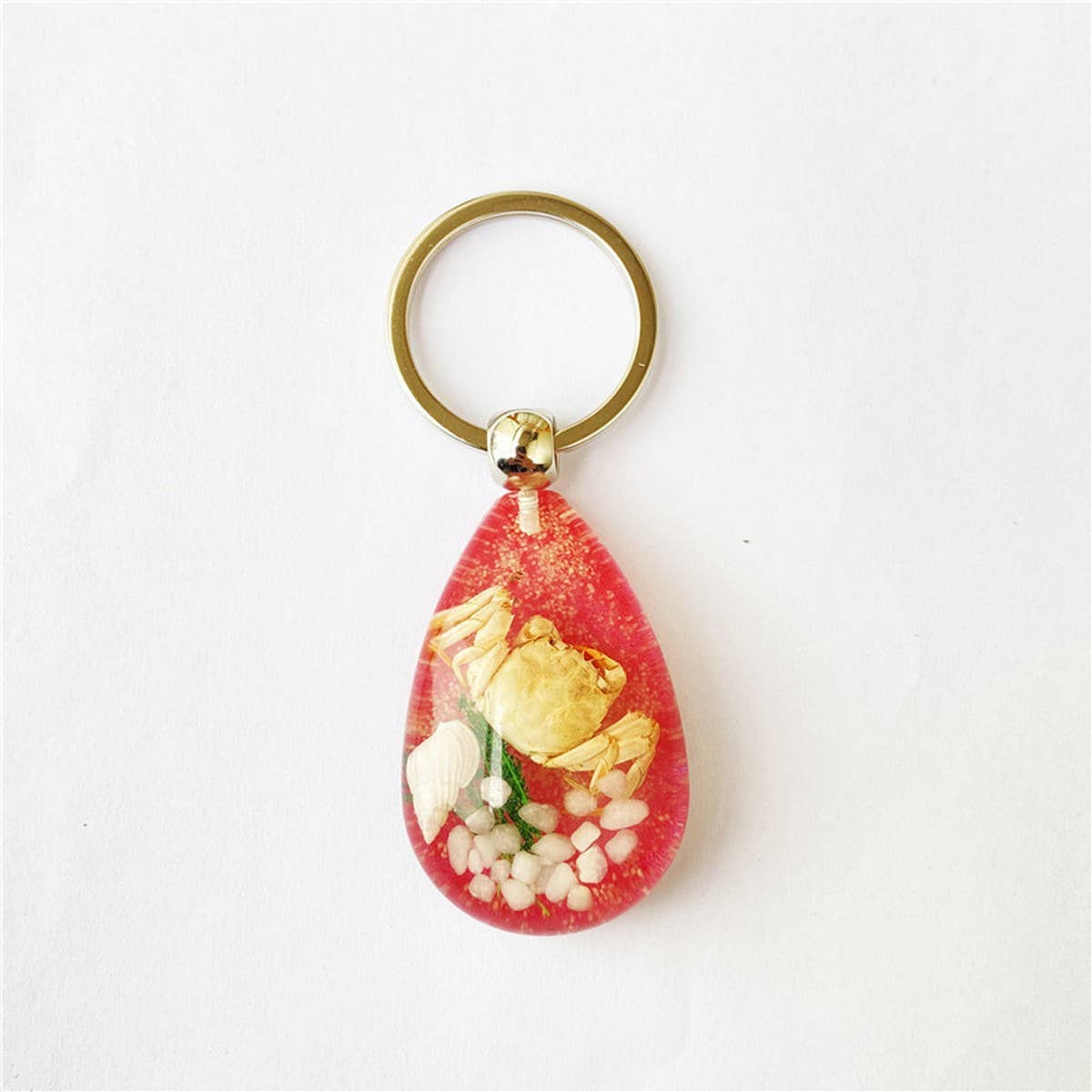 NEW LUMINOUS CRAB OCEAN CAR KEYCHAIN PENDANT