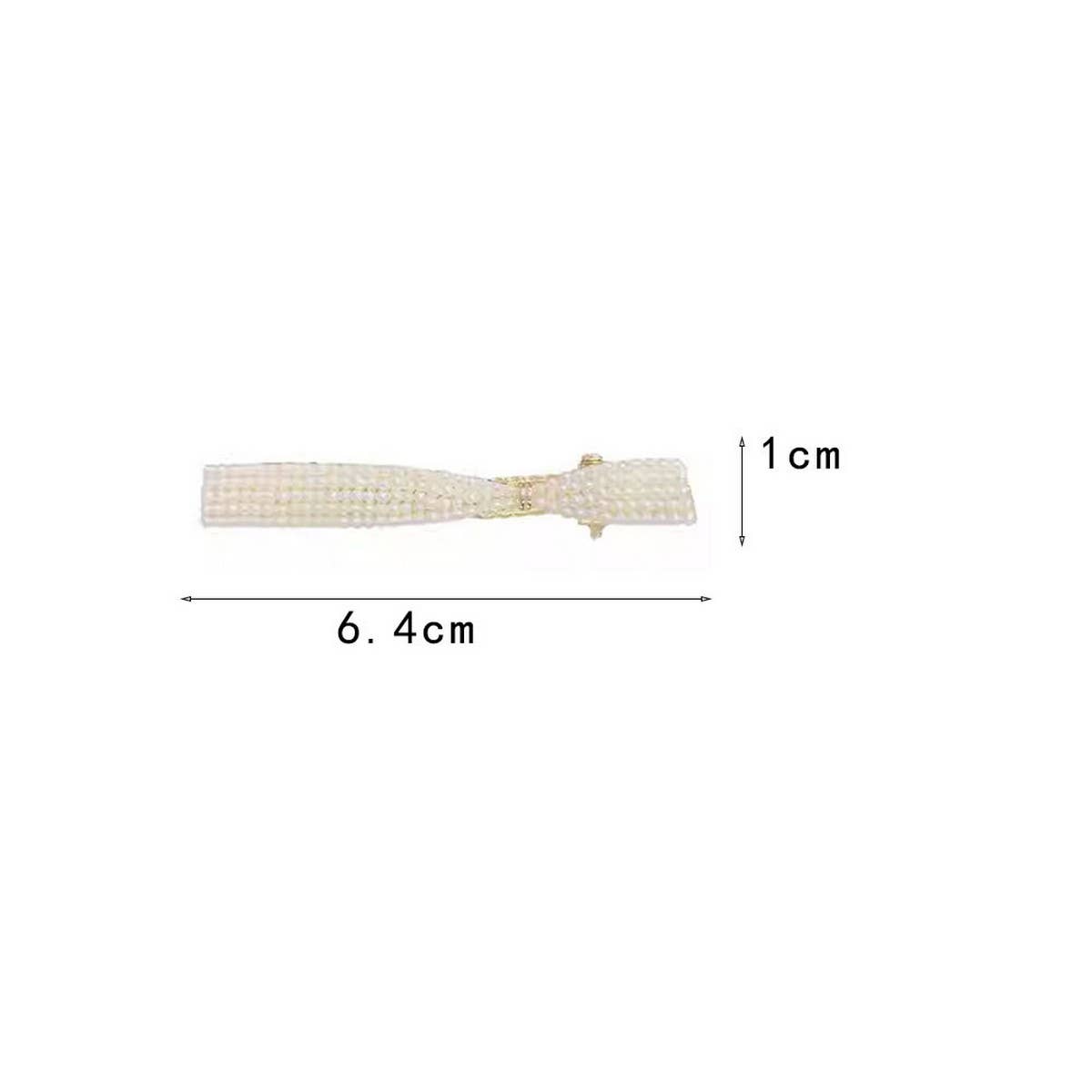 PEARL BOW TIE DUCKBILL CLIP BANGS CLIP HAIRPIN_CWAHA4713