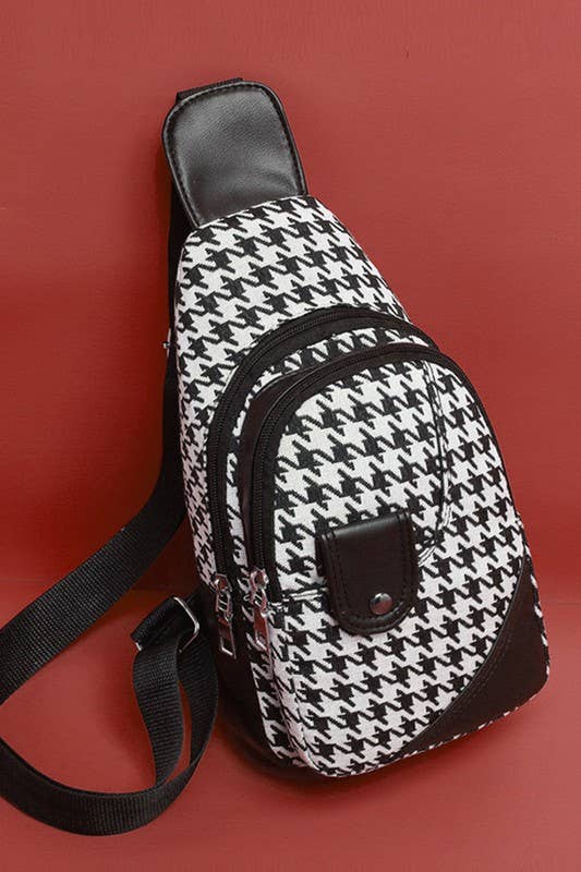 CASUAL PLAID ONE SHOULDER MESSENGER BAG_CUAB0023