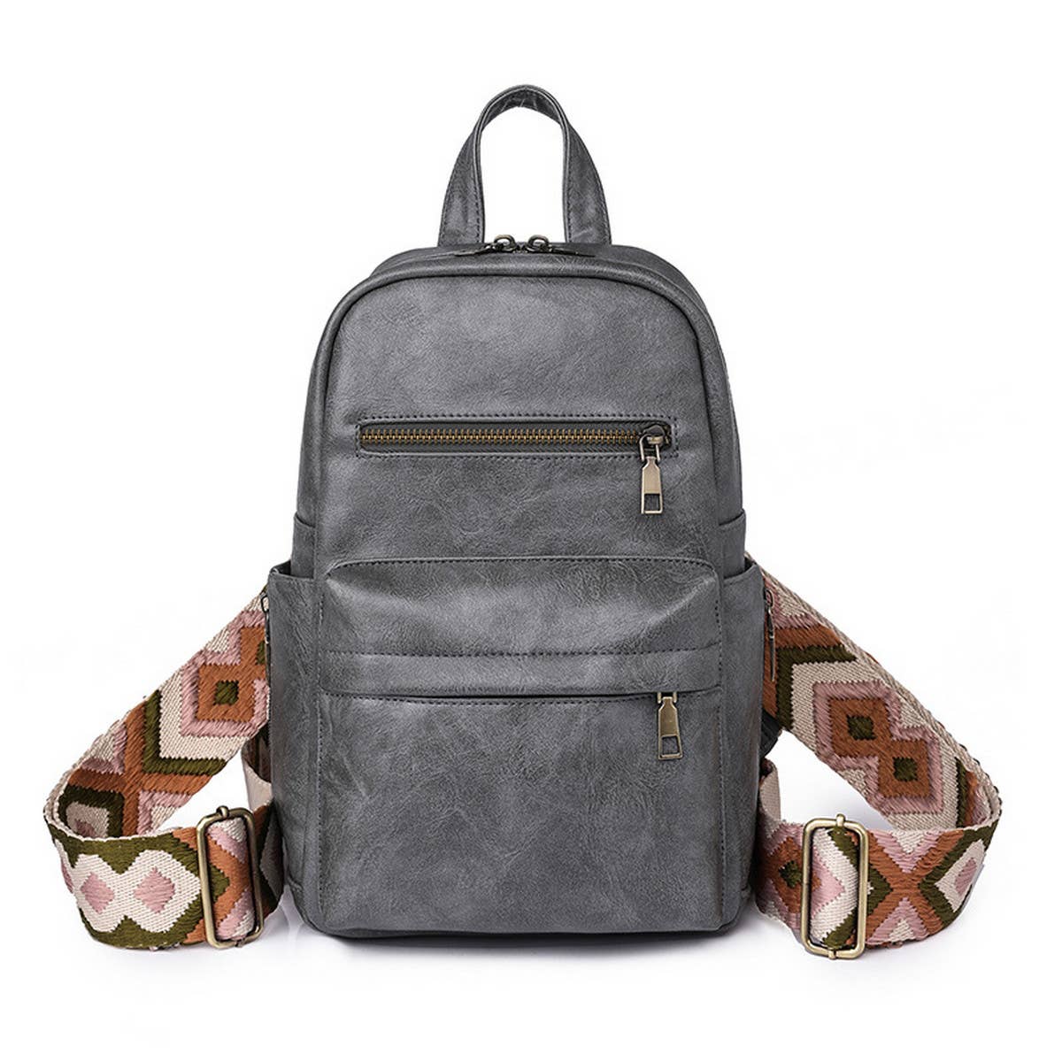 LEISURE TRAVEL DUAL-PURPOSE CHEST BAG BACKPACK_CWAB2881