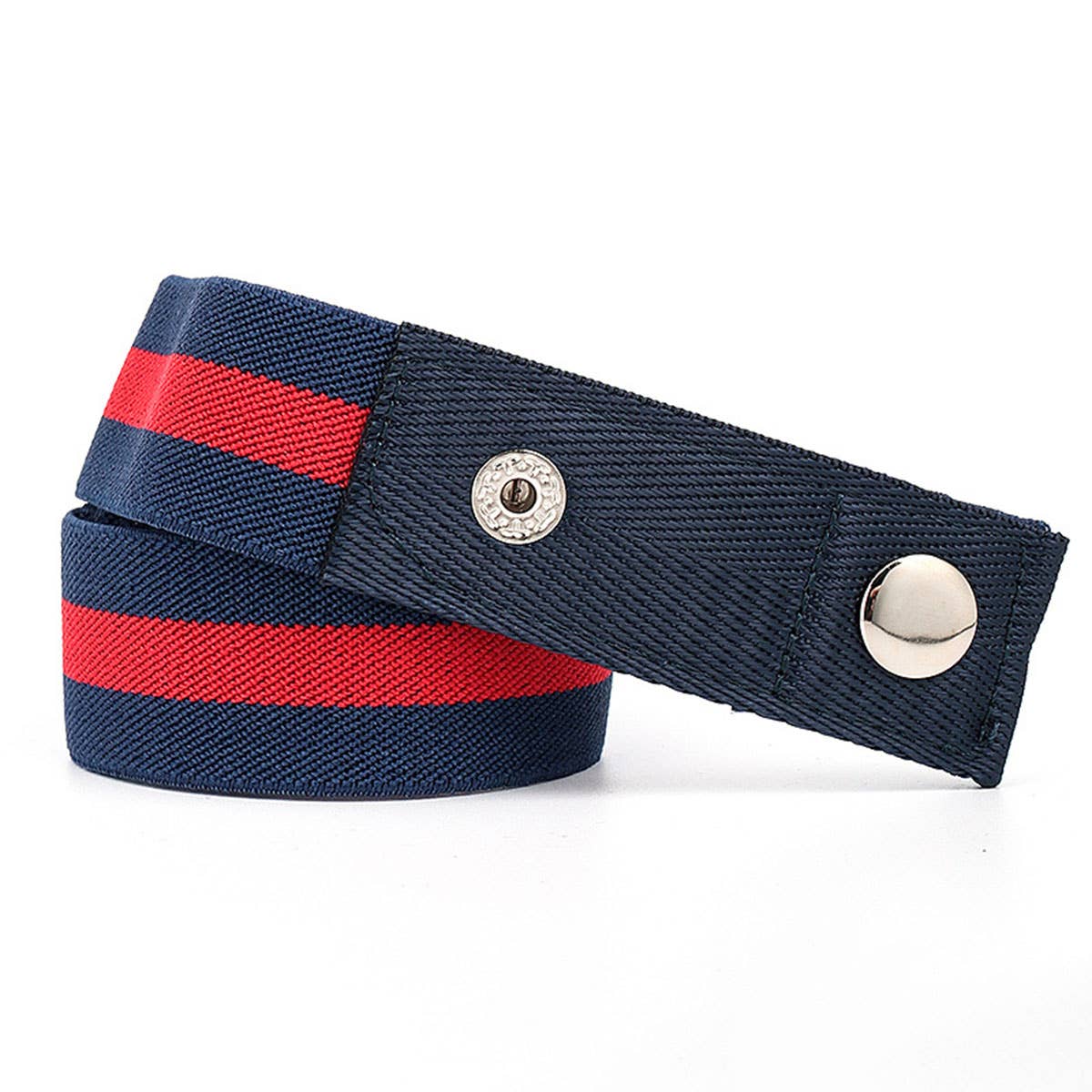 SEAMLESS WOVEN BUCKLELESS ELASTIC CANVAS BELT_CWABE0673