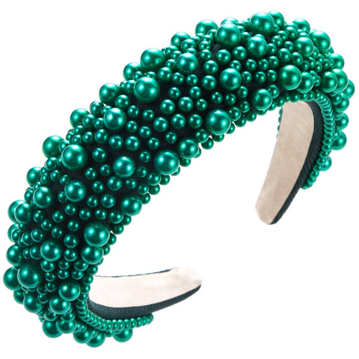 COLORED BEADS DECKED HEAD HOOP HEADBAND_CWAHA0116