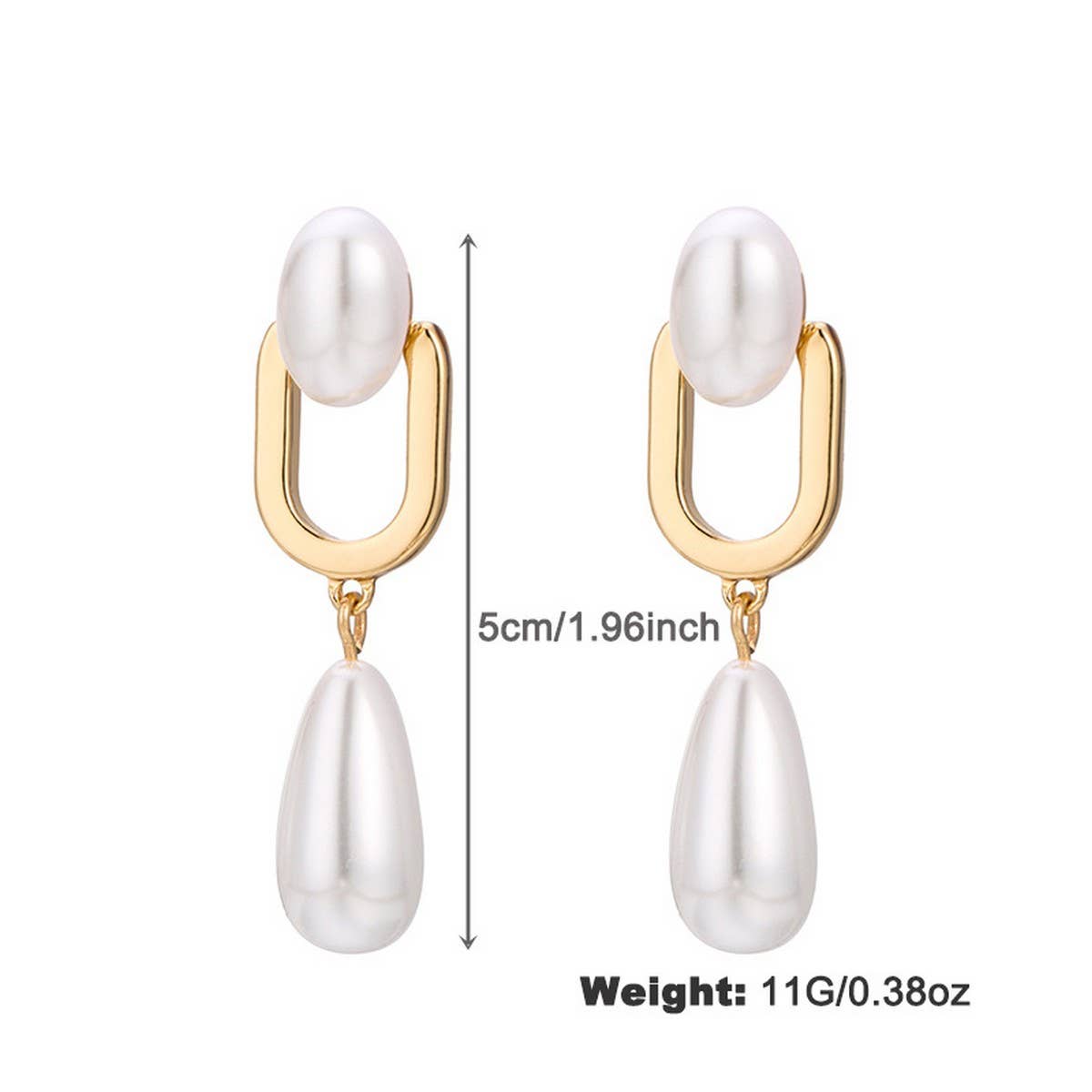 FASHIONABLE PEARL IRREGULAR NECKLACE JEWELRY SET