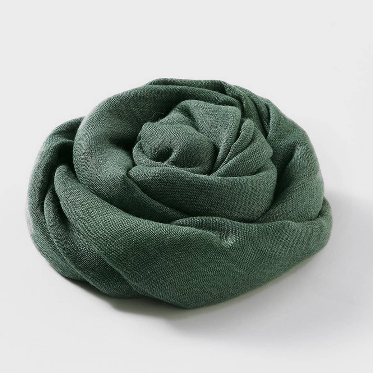 SOLID COLOR LONG LIGHTWEIGHT SCARF WRAP SHAWL_CWASC0204