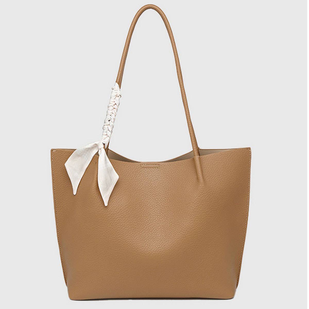 Fashion Soft Leather Large Tote Shoulder Bag_CWAB5111
