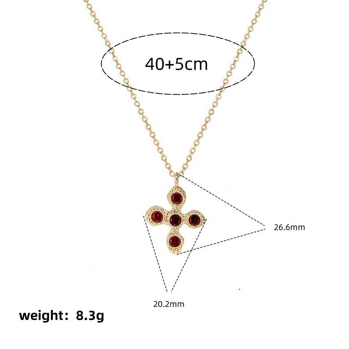 NEW ARRIVAL CROSS VAMPIRE PENDANT NECKLACE