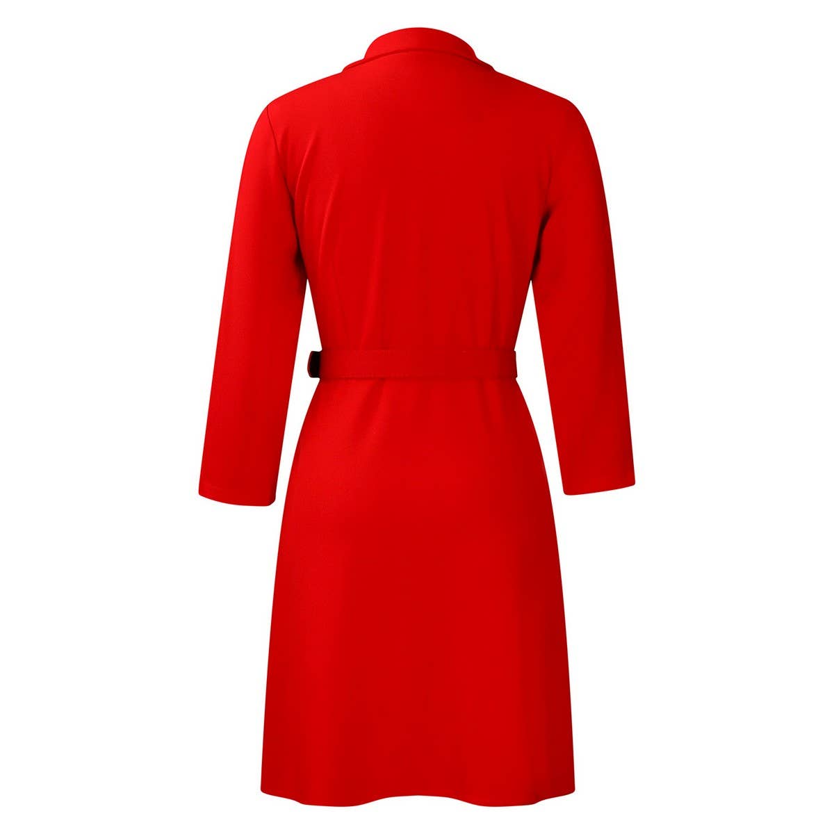 HIGH WAIST FASHIONABLE WAIST MID-LENGTH SUIT DRESS