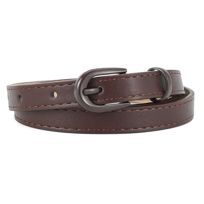Versatile commuting pin buckle simple belt