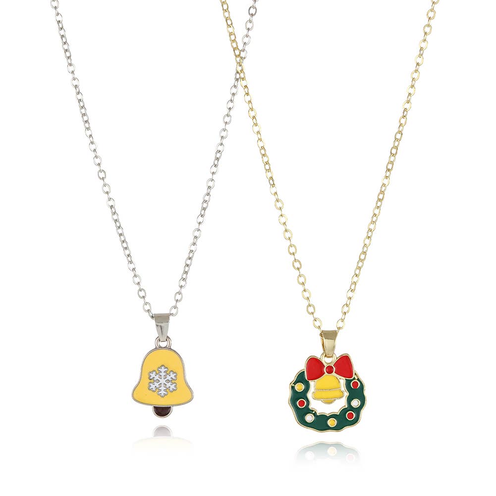 ALLOY DRIPPING OIL CARTOON CHRISTMAS ORNAMENT