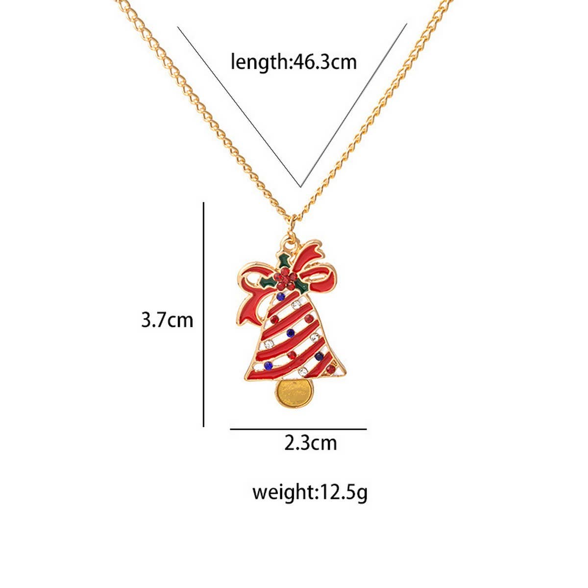 CHRISTMAS CARTOON PERSONALITY VERSATILE NECKLACE