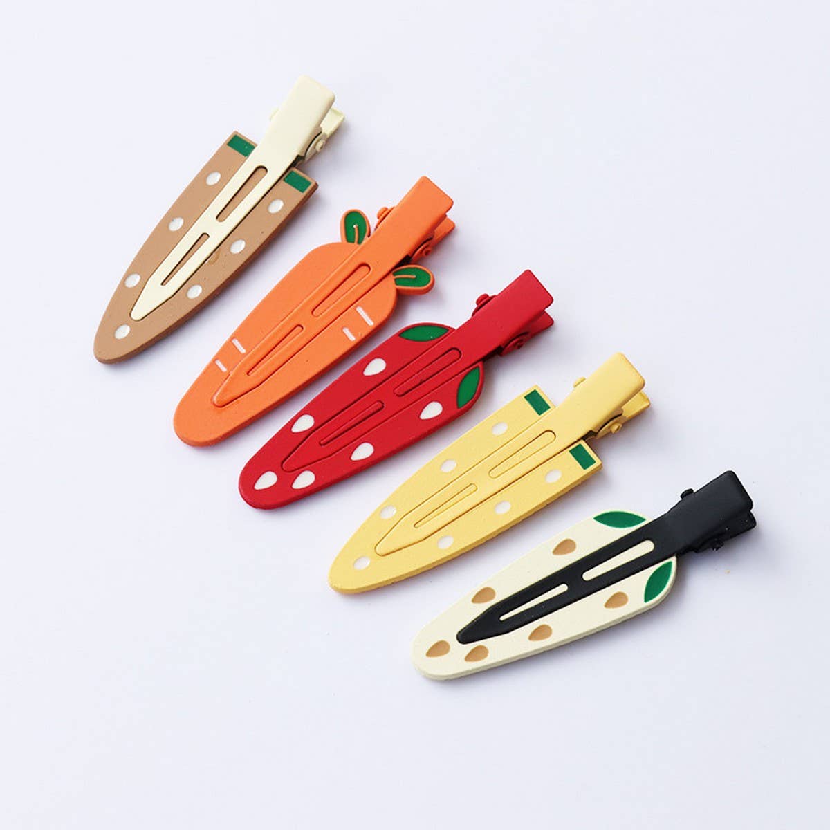 Metal Carrot Hair Clip, No-Crease Side Bang Pin