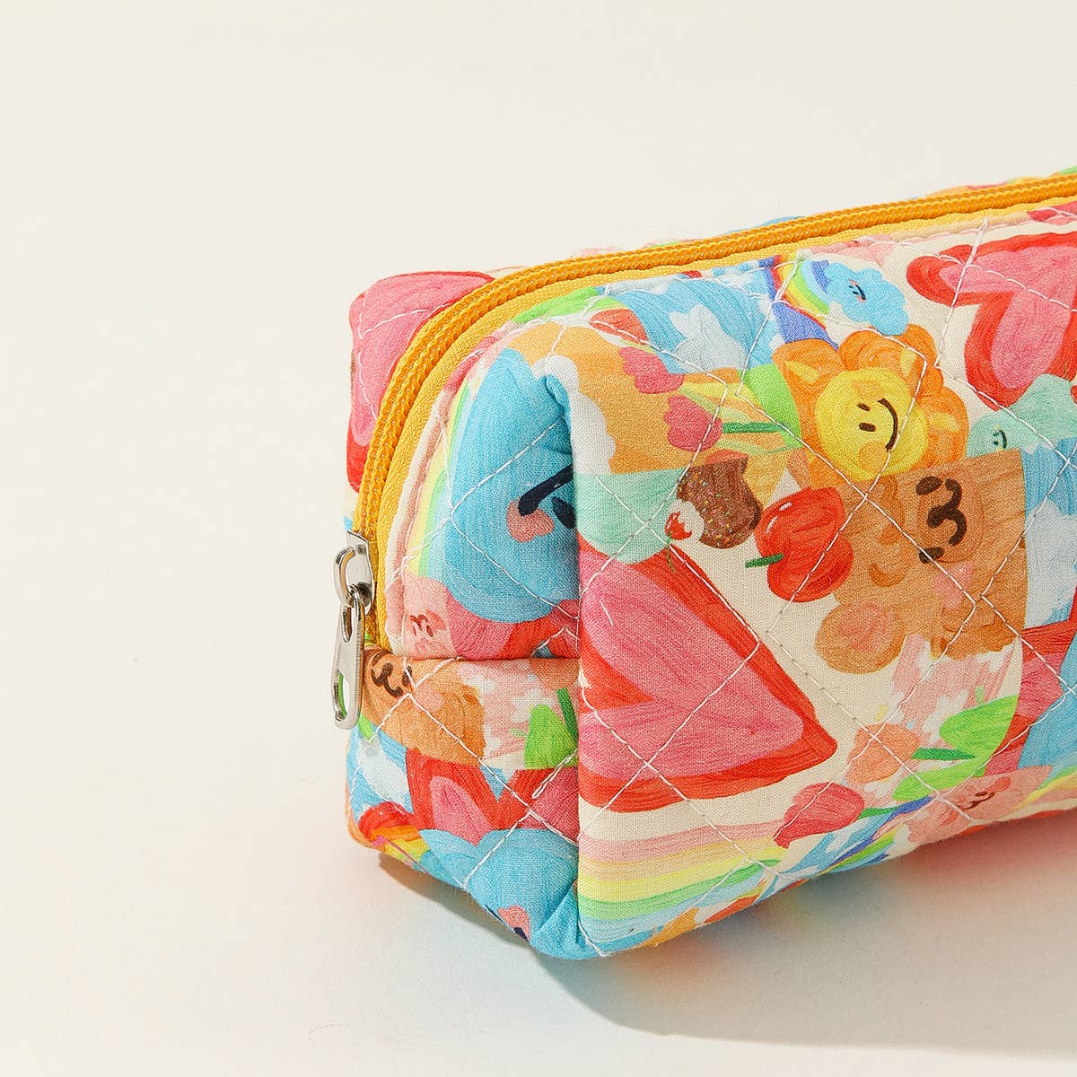 STRIPED POLKA-DOT PORTABLE CUTE COSMETIC BAG_CWAB1043