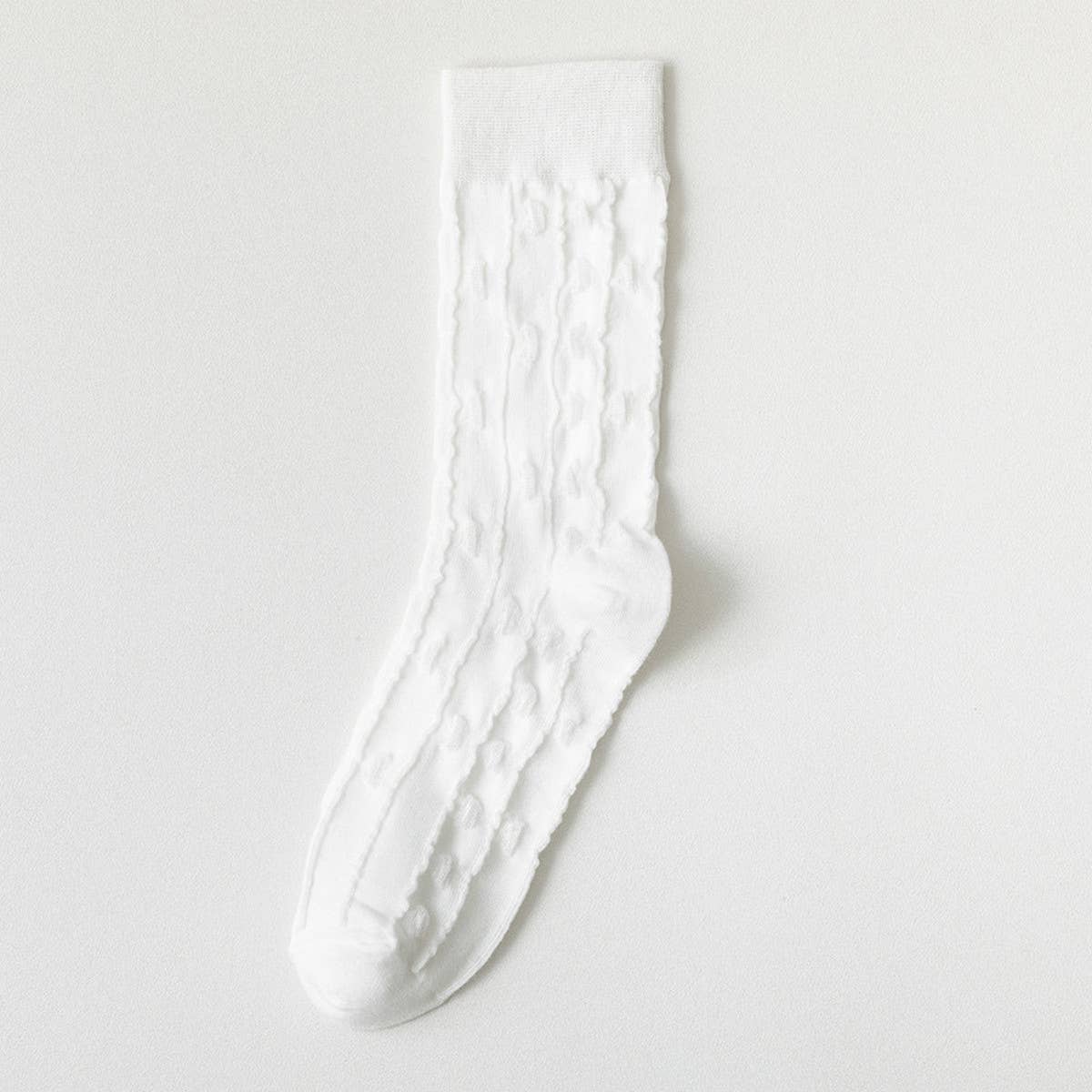 WOMEN SIMPLE THIN AND COMFORTABLE TWIST SOCKS