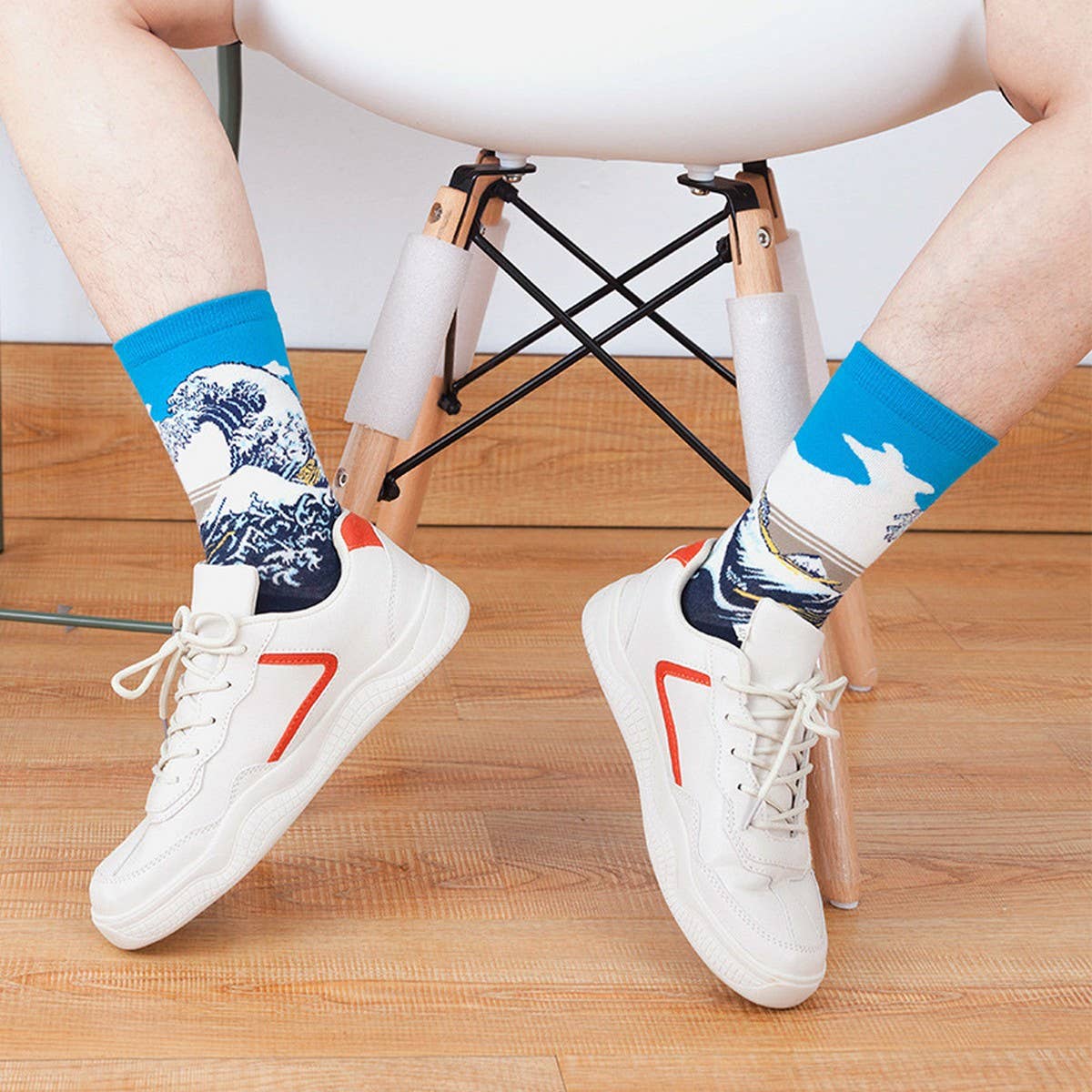 AUTUMN AND WINTER OIL PAINTING SOCKS_CWMS1003