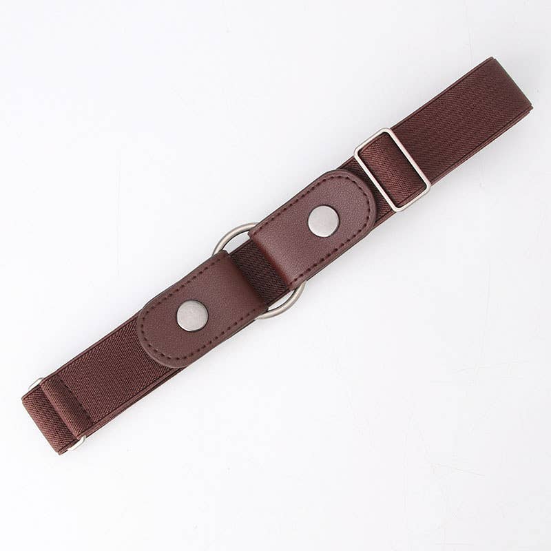 Waist-cinching invisible belt without perforation