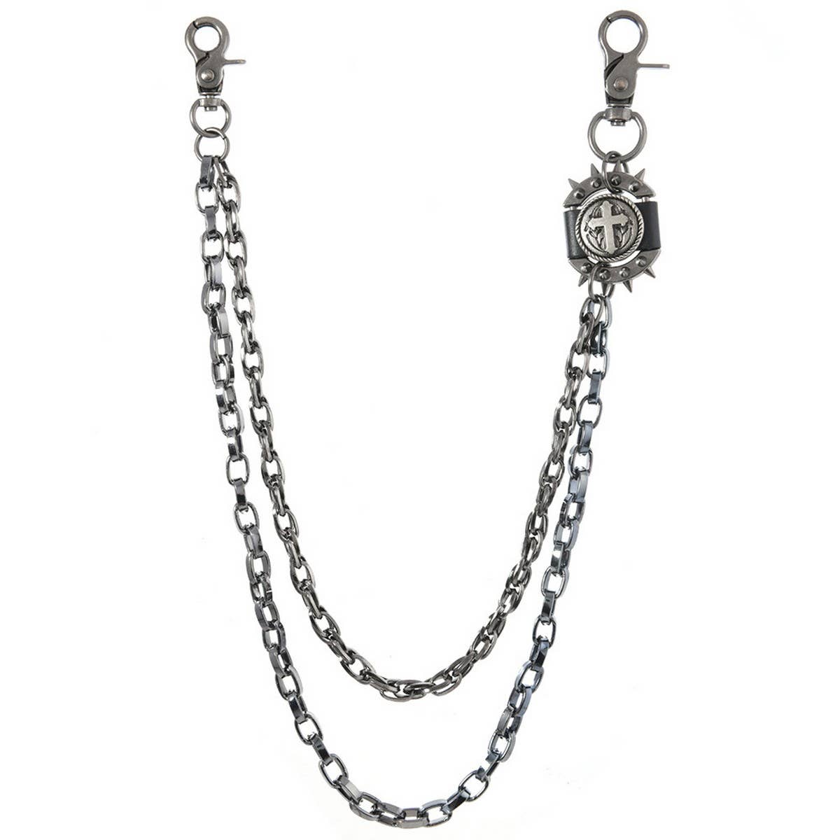 VINTAGE COOL METAL CROSS JEANS CHAIN