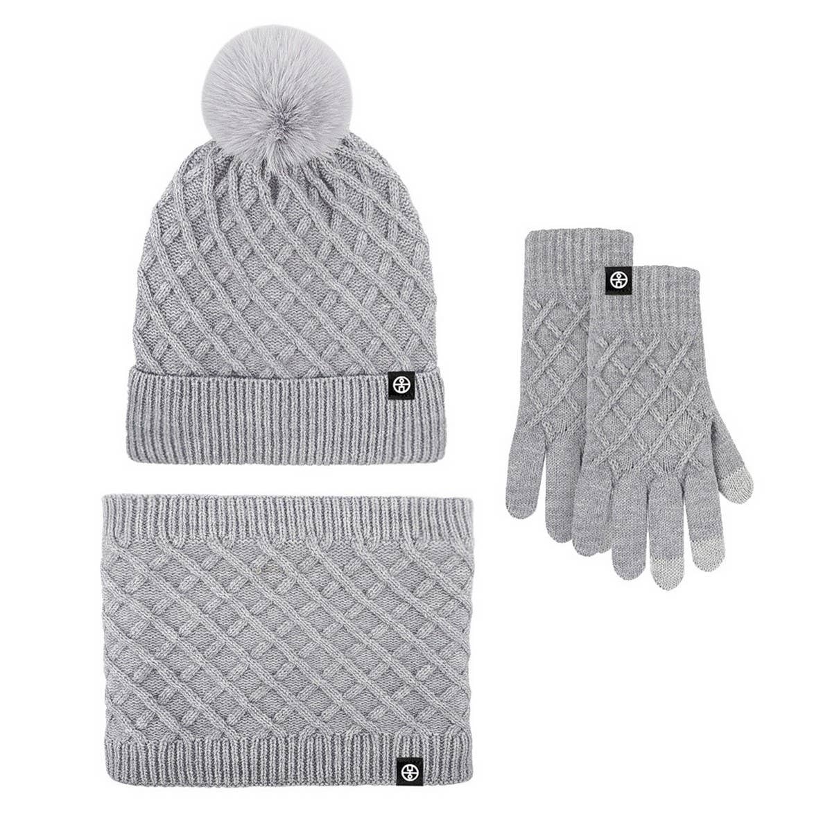 OUTDOOR WARM WOOL BALL KNITTED THREE-PIECE SUIT_CWMM2797