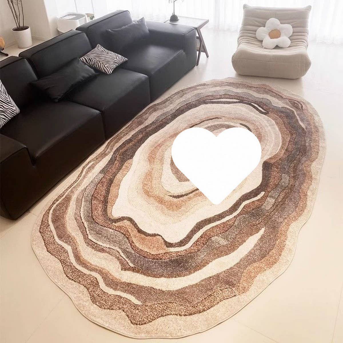 Retro Irregular Luxury Rug for Living Room Decor_CWMM7386