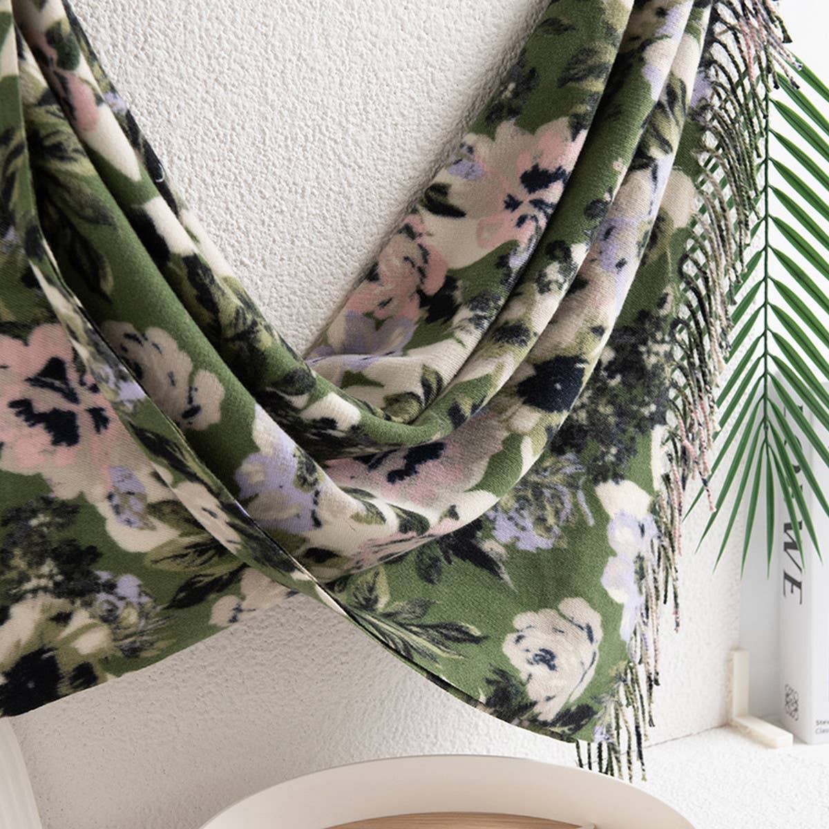 2024 NEW PLAID PRINTED TASSEL SCARF_CWASC0922
