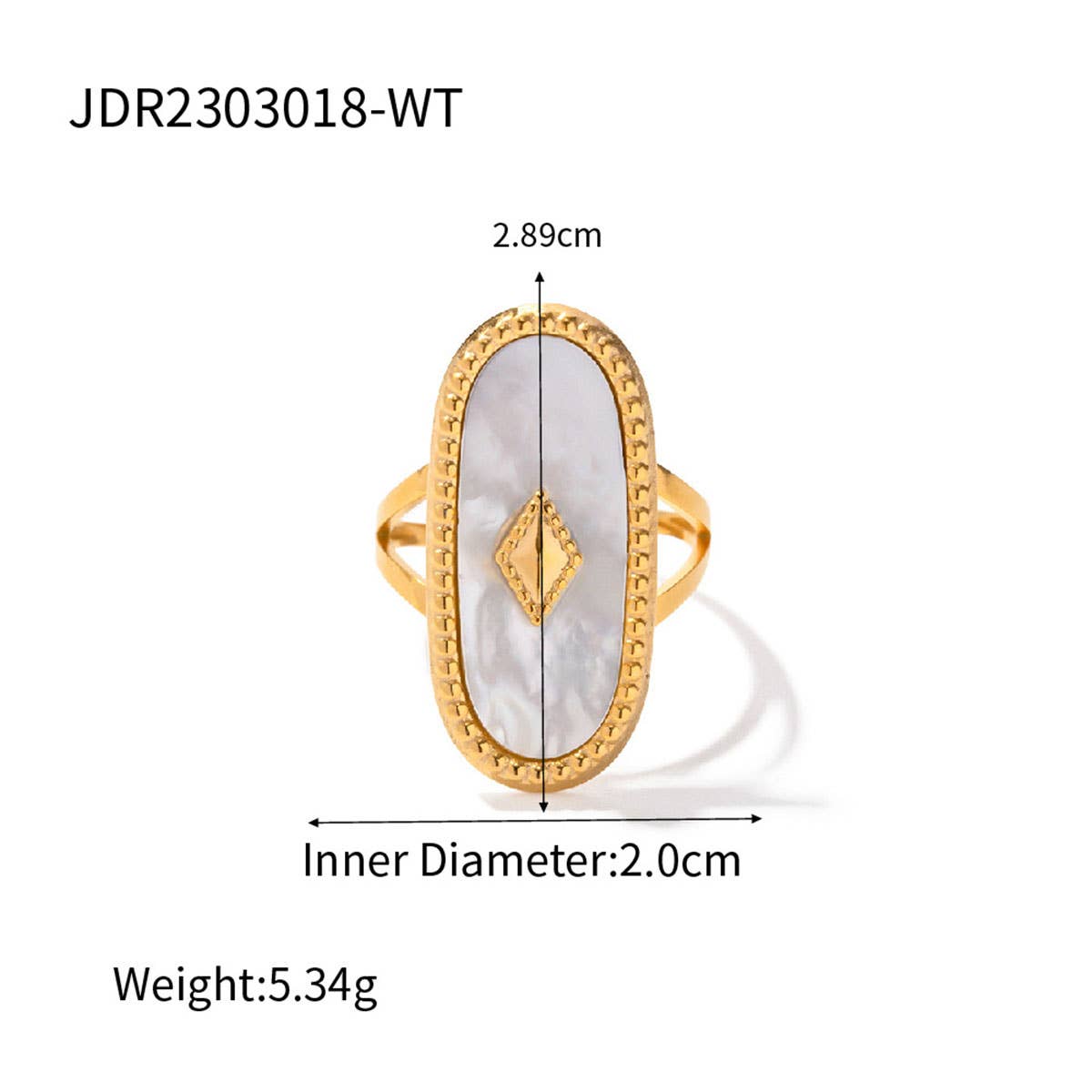 STAINLESS STEEL SNAKE NATURAL STONE RINGS_CWAJE0628