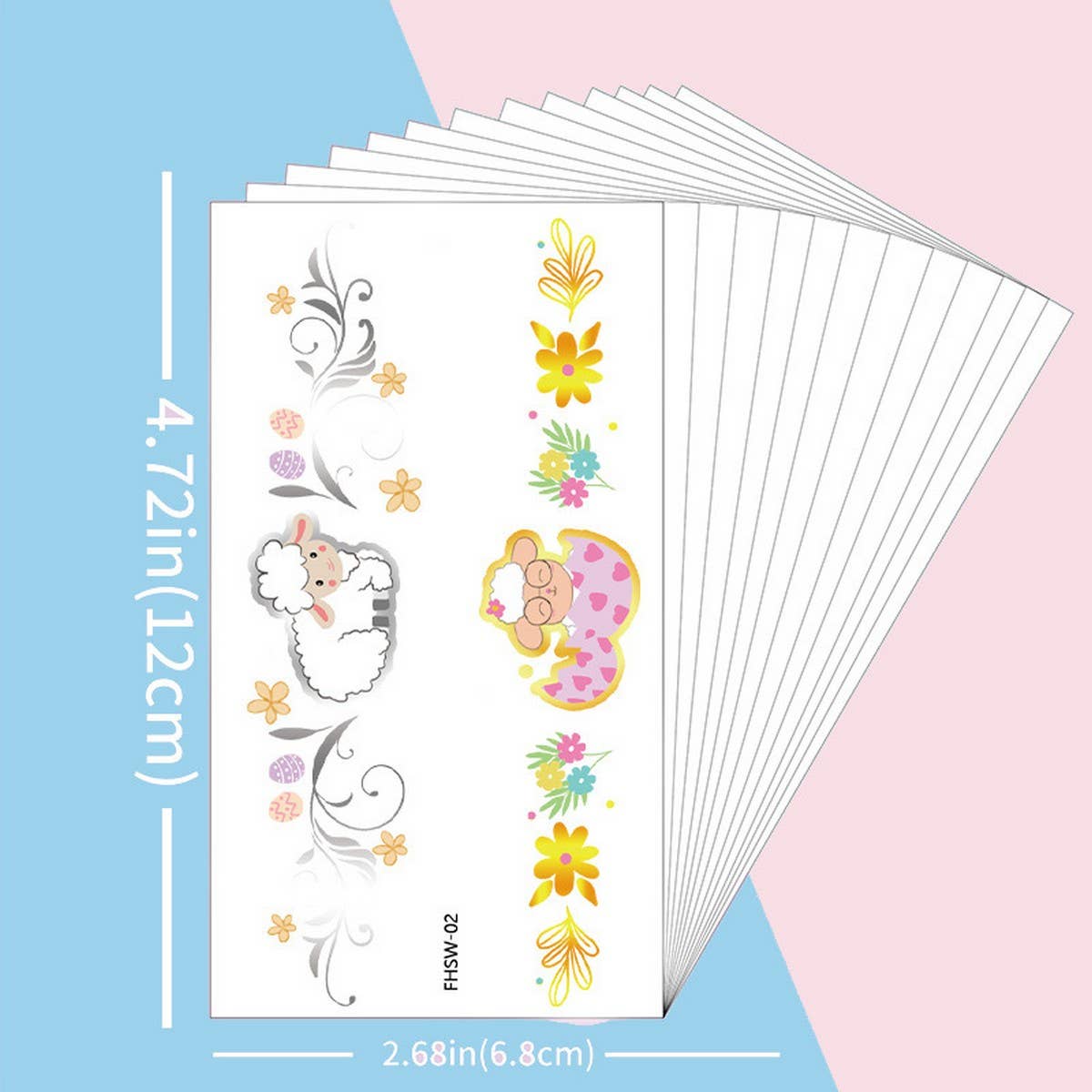 Easter Rabbit Wrist Tattoos ? Kids Watch Style