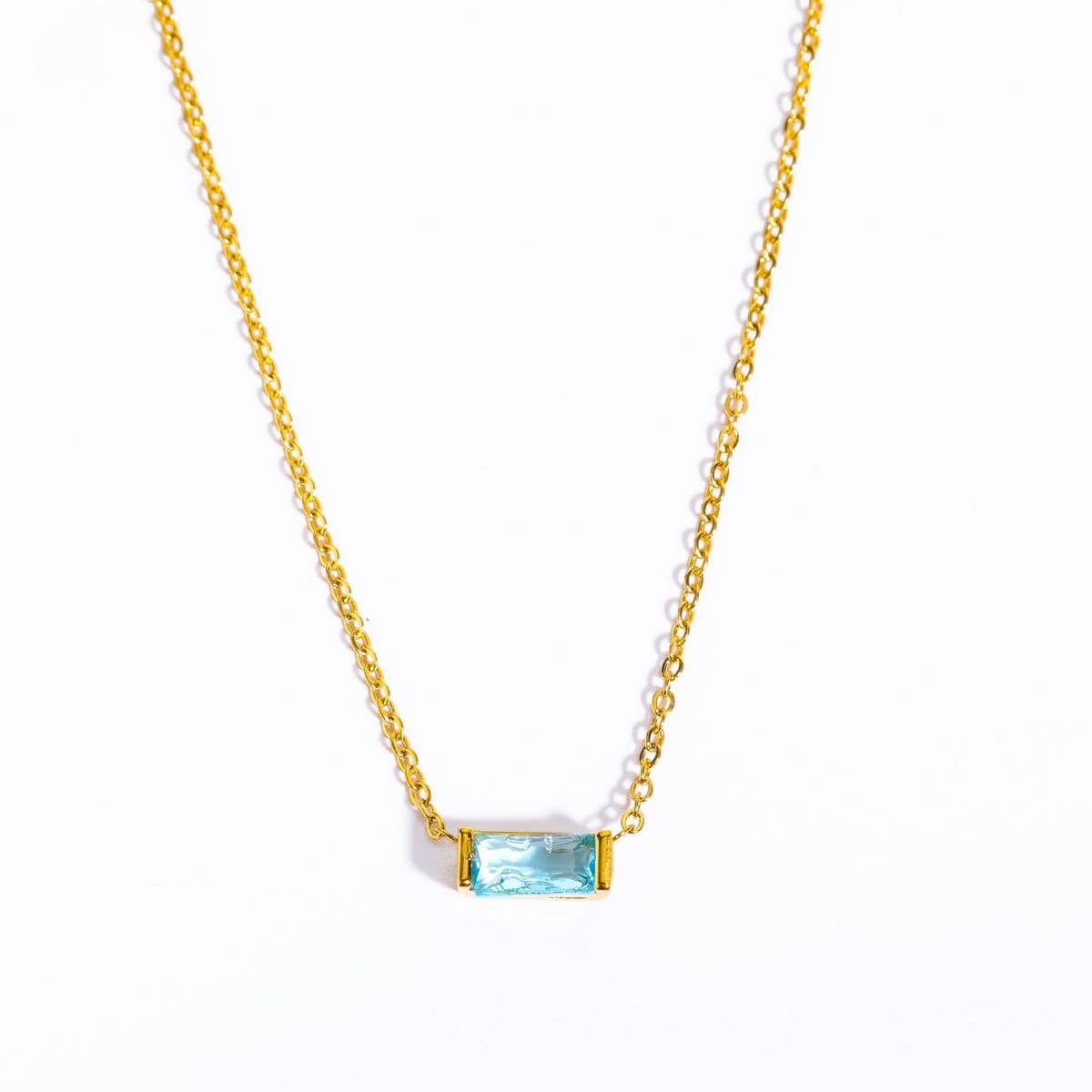 Vintage Artistic Birthstone Necklace