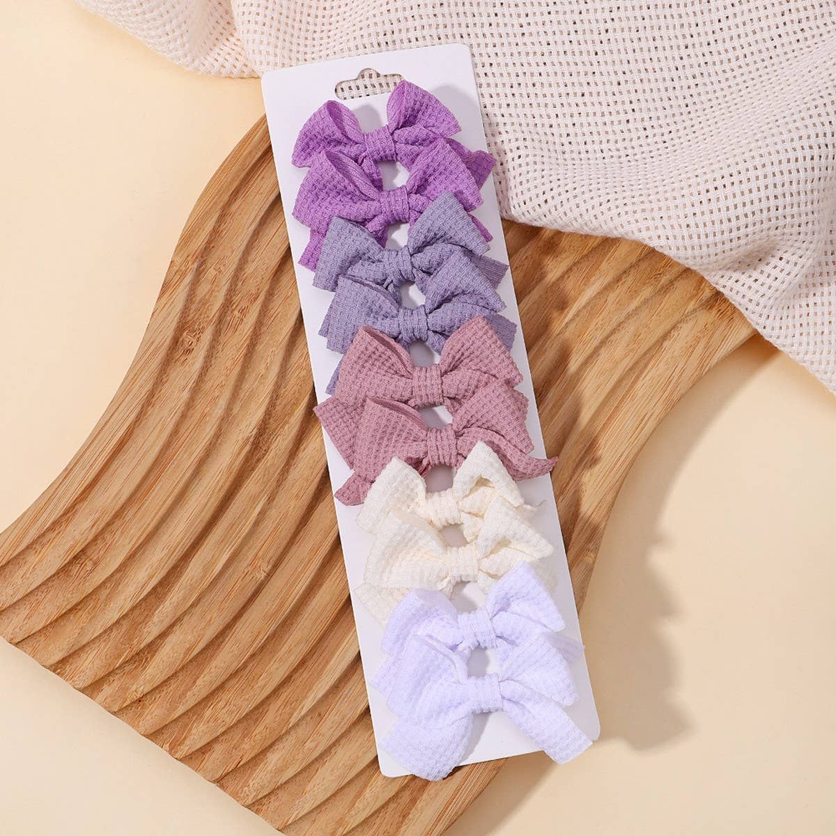 1.6" Handmade Fabric Bow Clips for Girls_CWAHA6756