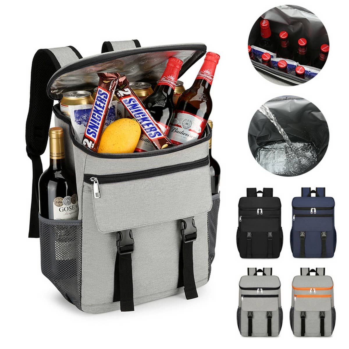 Insulated Cooler Backpack for Picnic & Hiking_CWAB5420