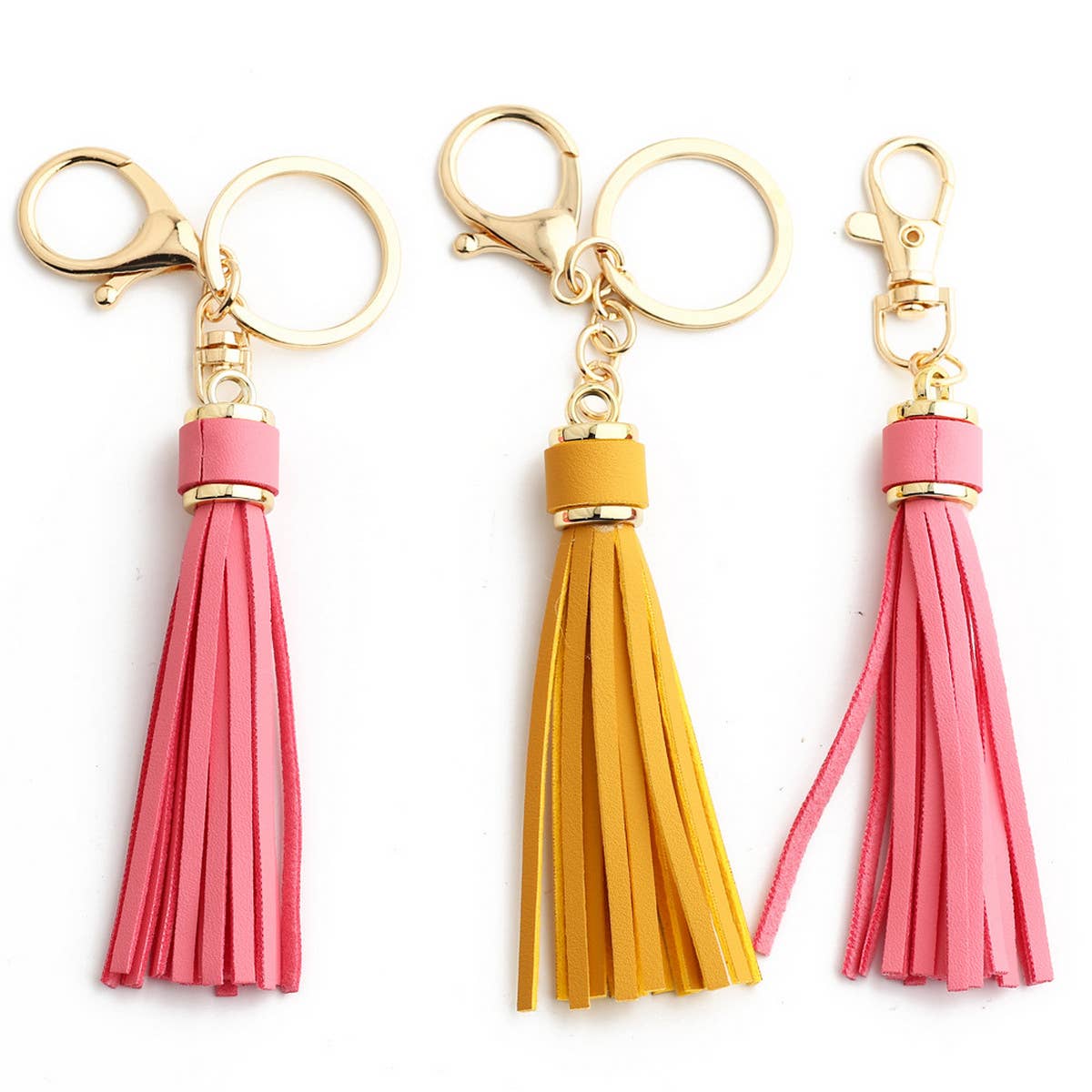 TASSEL LEATHER KEYCHAIN ACCESSORY