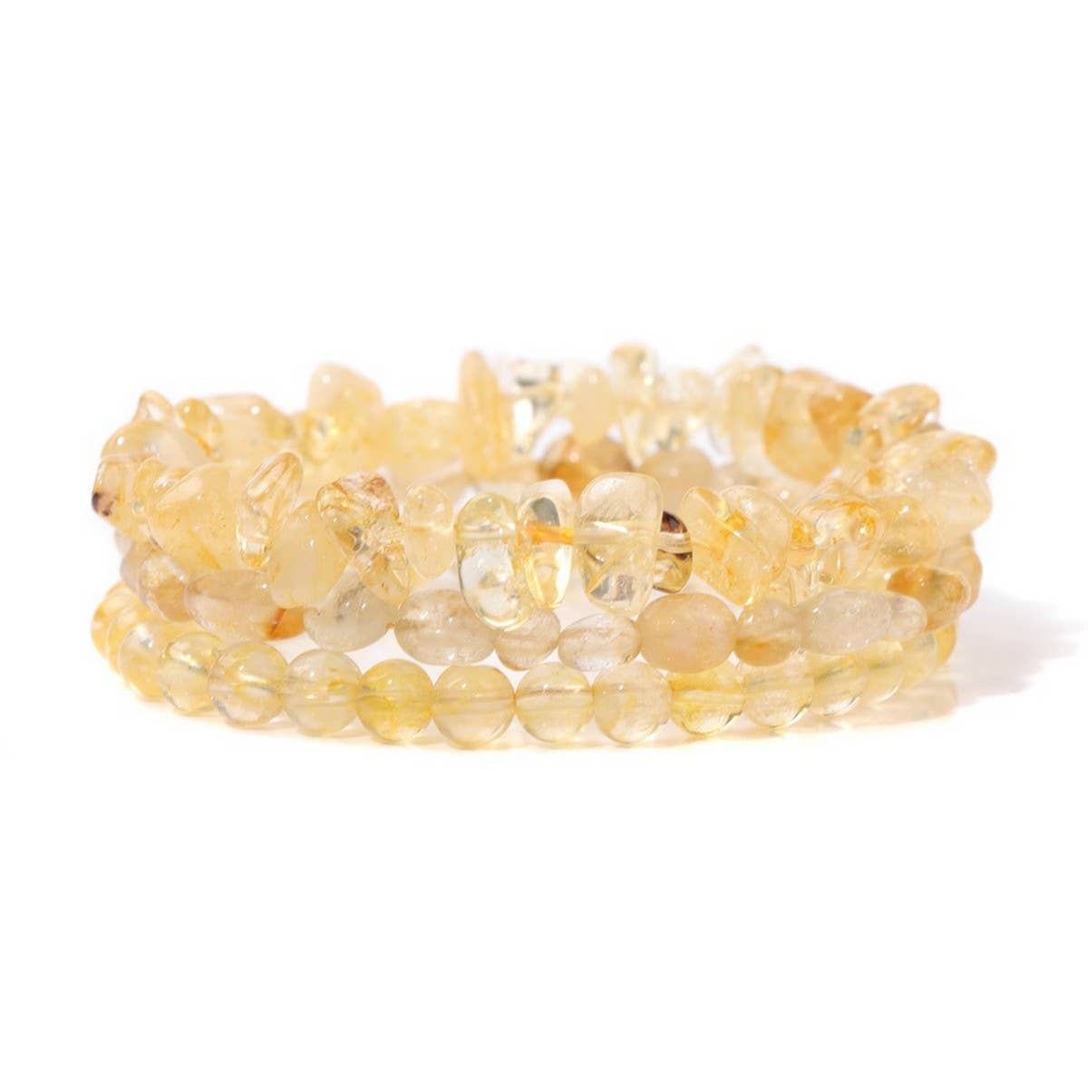 CWAJE4300_CANDY COLORED GRAVEL FASHION LAYERED BRACELET