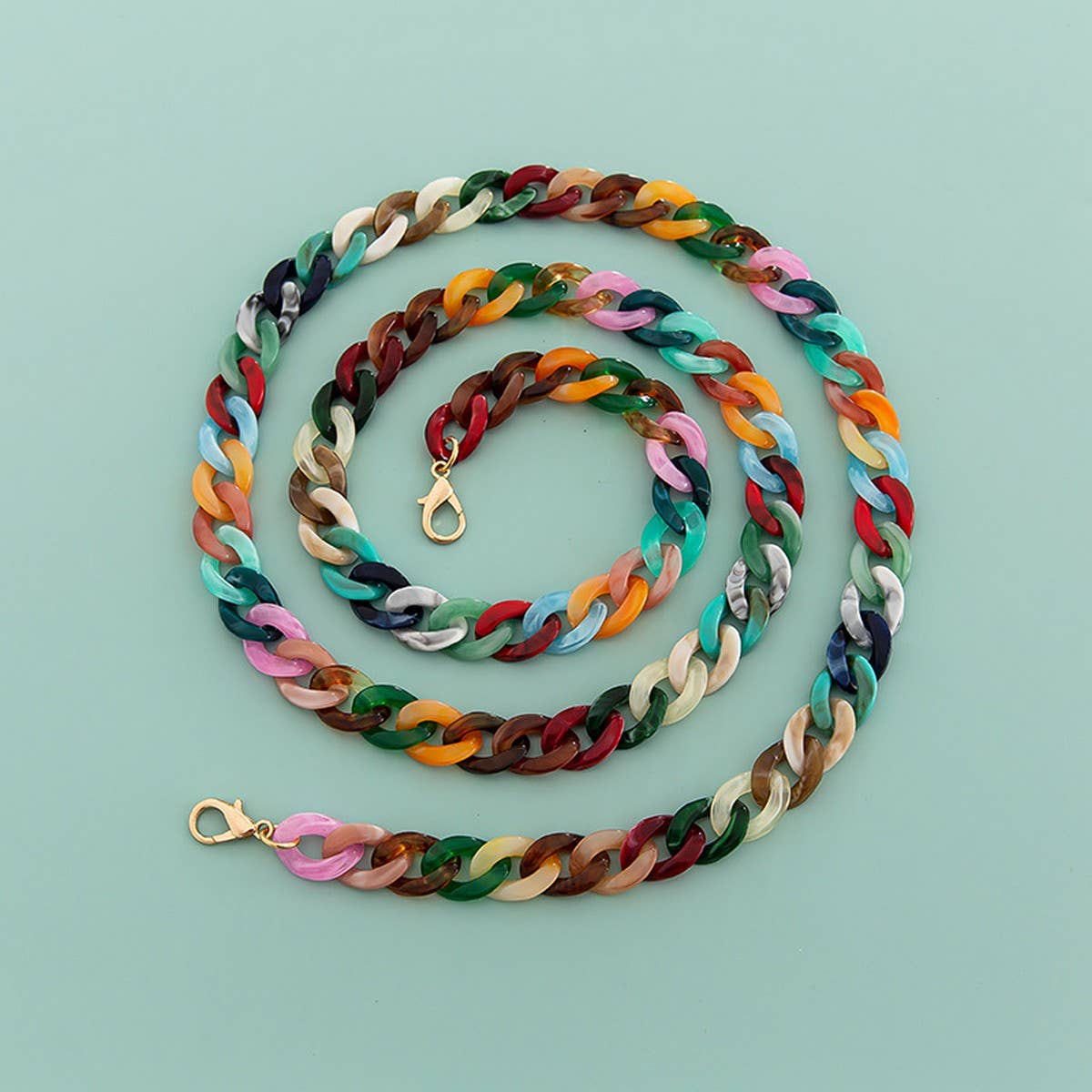 47.24"Mixed-Color Bag Chain,Phone Case Strap_CWMM5091