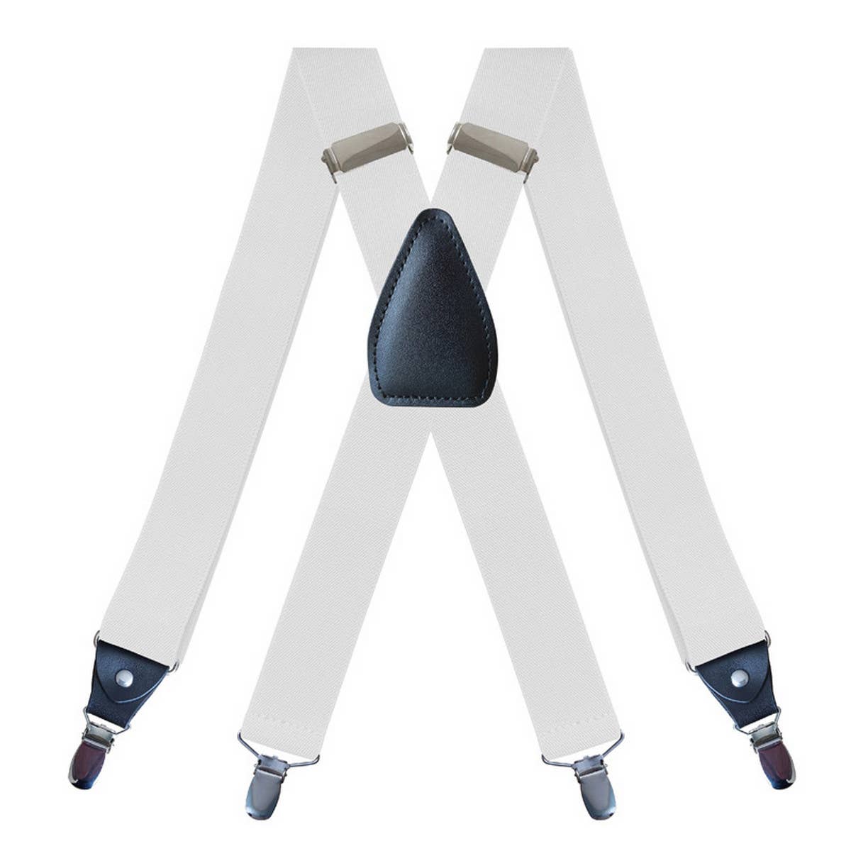 ADJUSTABLE ELASTIC 4-CLIP X-TYPE SUSPENDER CLIP_CWMM1111