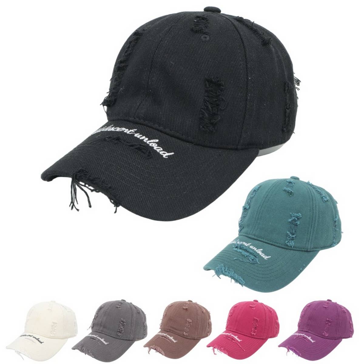 Spring Summer Embroidered Baseball Cap Sun Hat CWAH1137