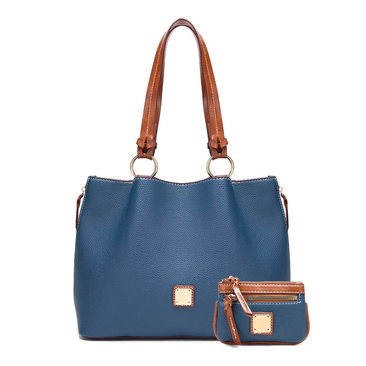 RETRO PEBBLE LITCHI GRAIN TEXTURE SHOULDER BAG_CWAB0926