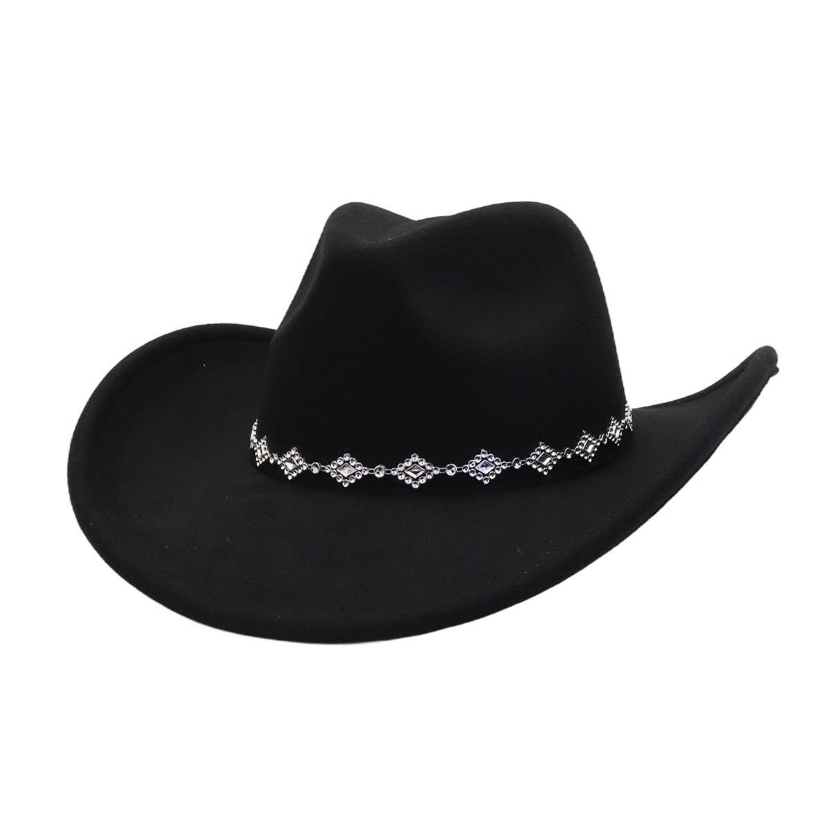 Men & Women Felt Cowboy Western Fedora_CWAH04442