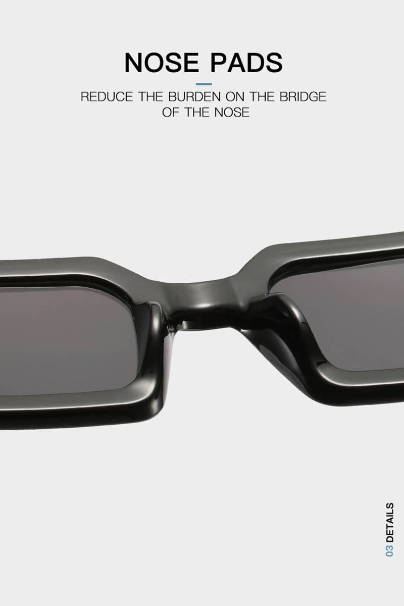 BASIC SIMPLE SQUARE SUNGLASSES_CWASG0091