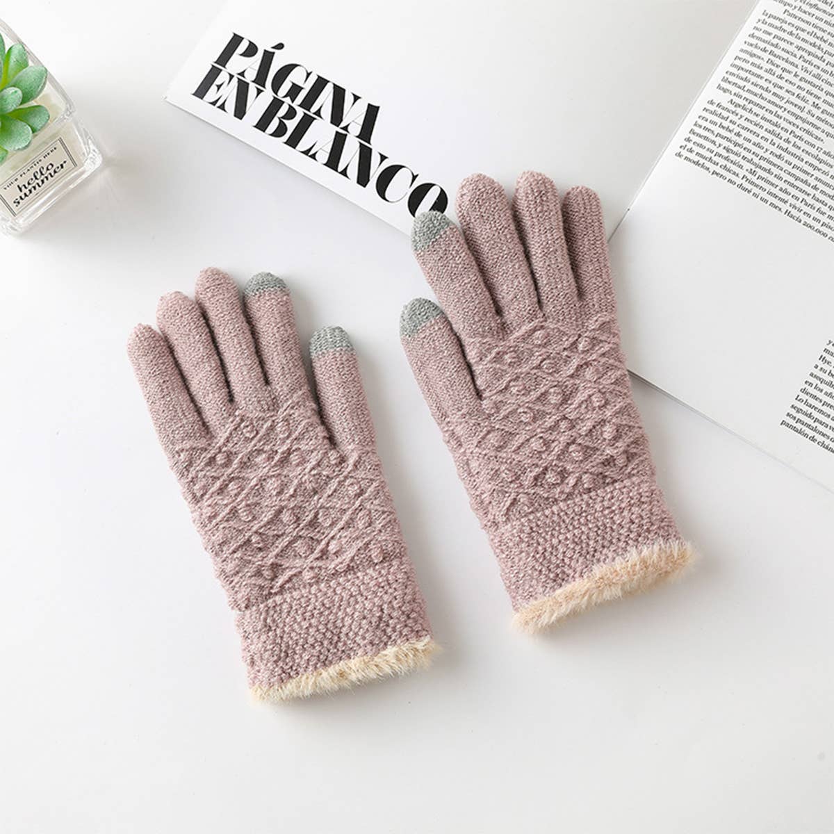 WOMEN'S WARM TOUCH SCREEN FASHION GLOVES_CWMM1503