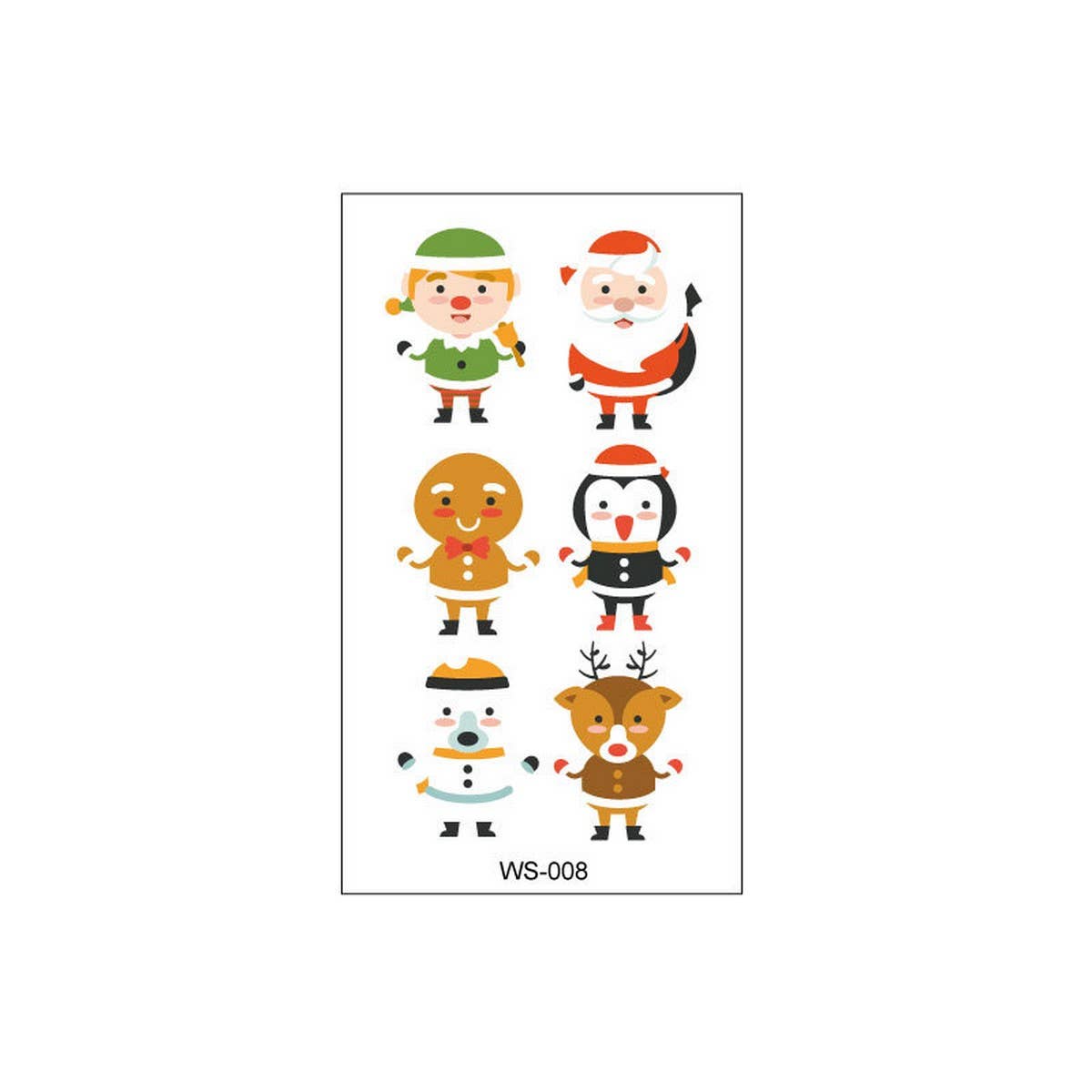 Christmas Candle Transfer Tattoos for Kids Party