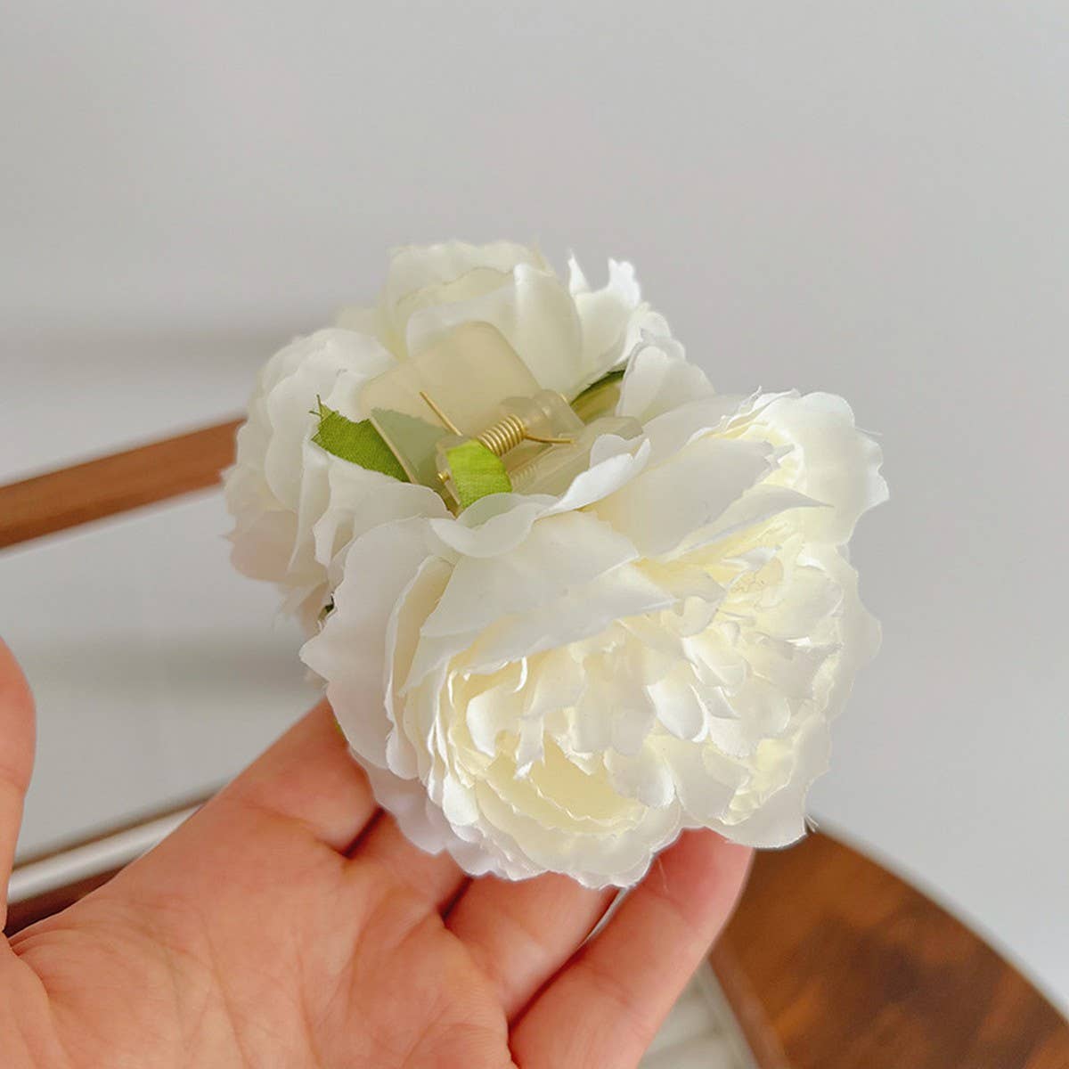 FRENCH ROSE CLIP STYLE HALF-TIED HAIR HAIRPINS_CWAHA1172