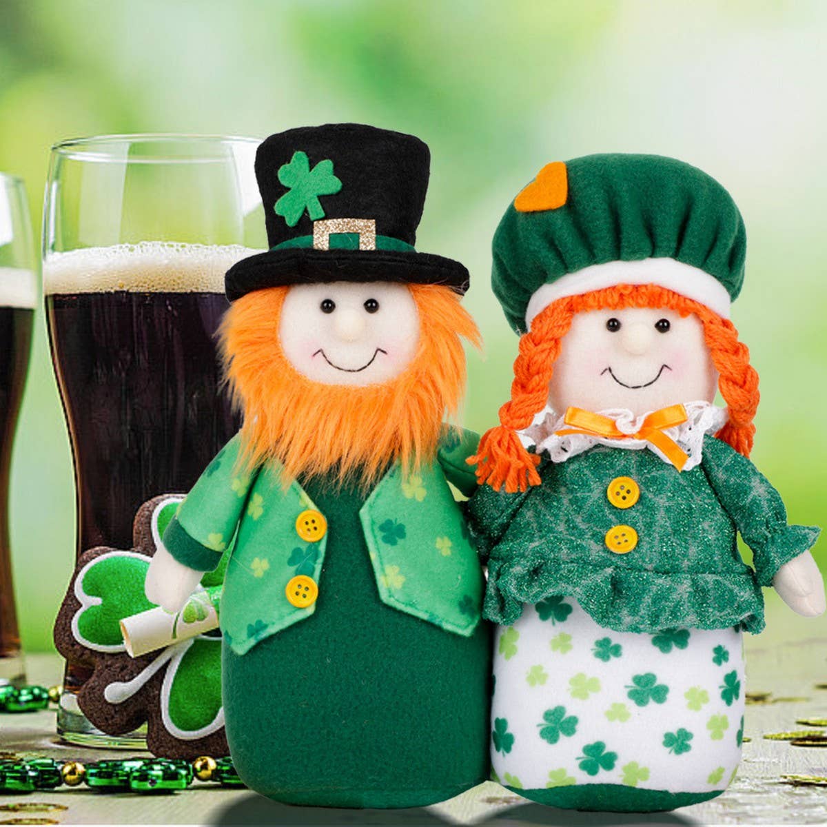 GREEN LEAF FESTIVAL DOLL DOLL ST. PATRICK'S DAY