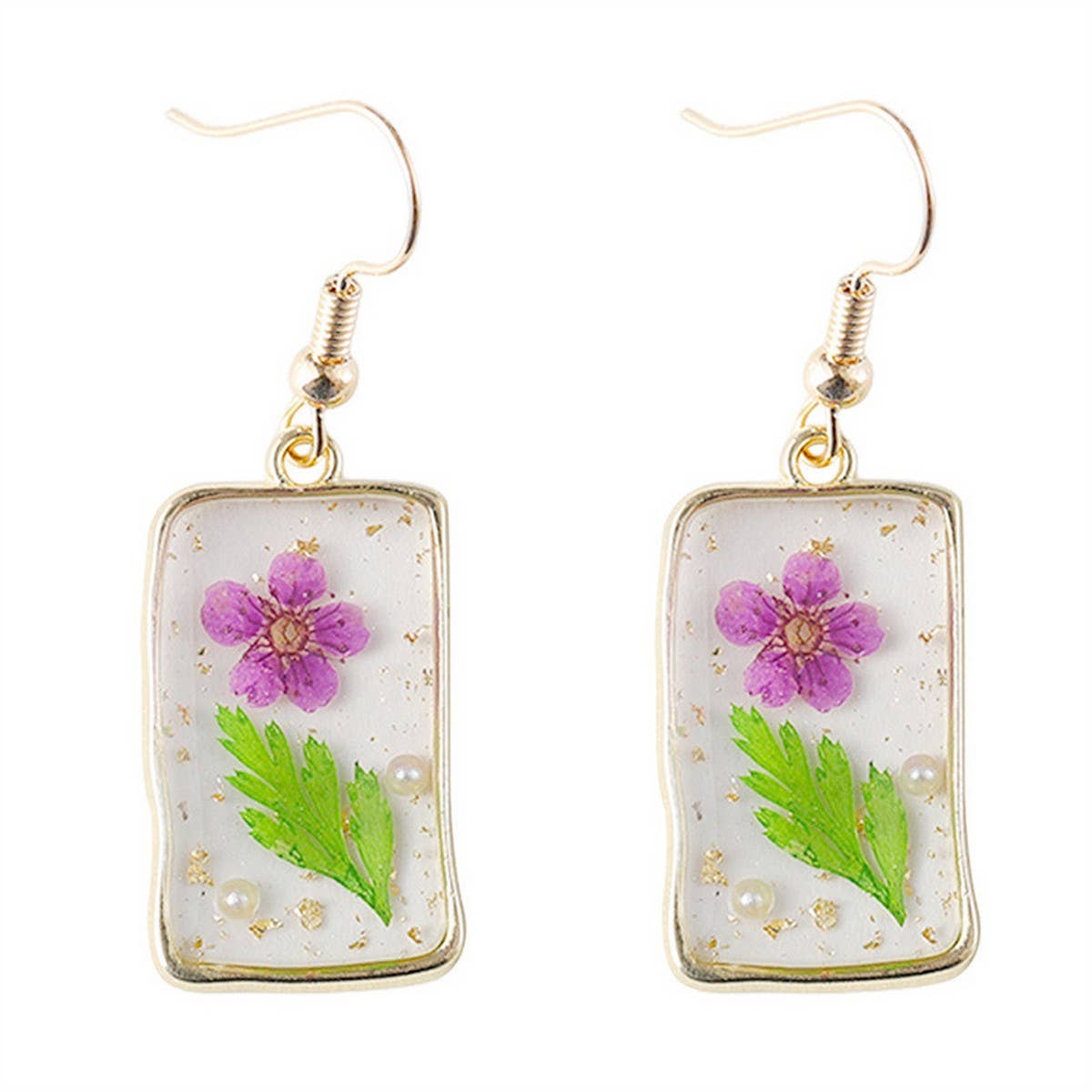 FASHIONABLE SWEET GEOMETRIC SQUARE EARRINGS