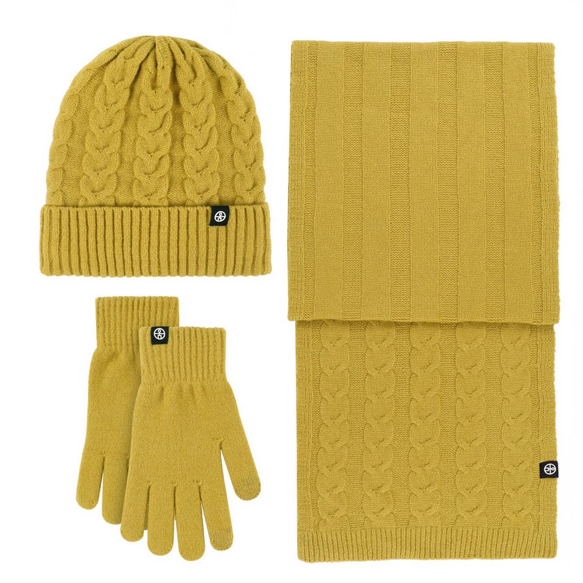 WINTER OUTDOOR WARM KNITTED THREE-PIECE SUIT