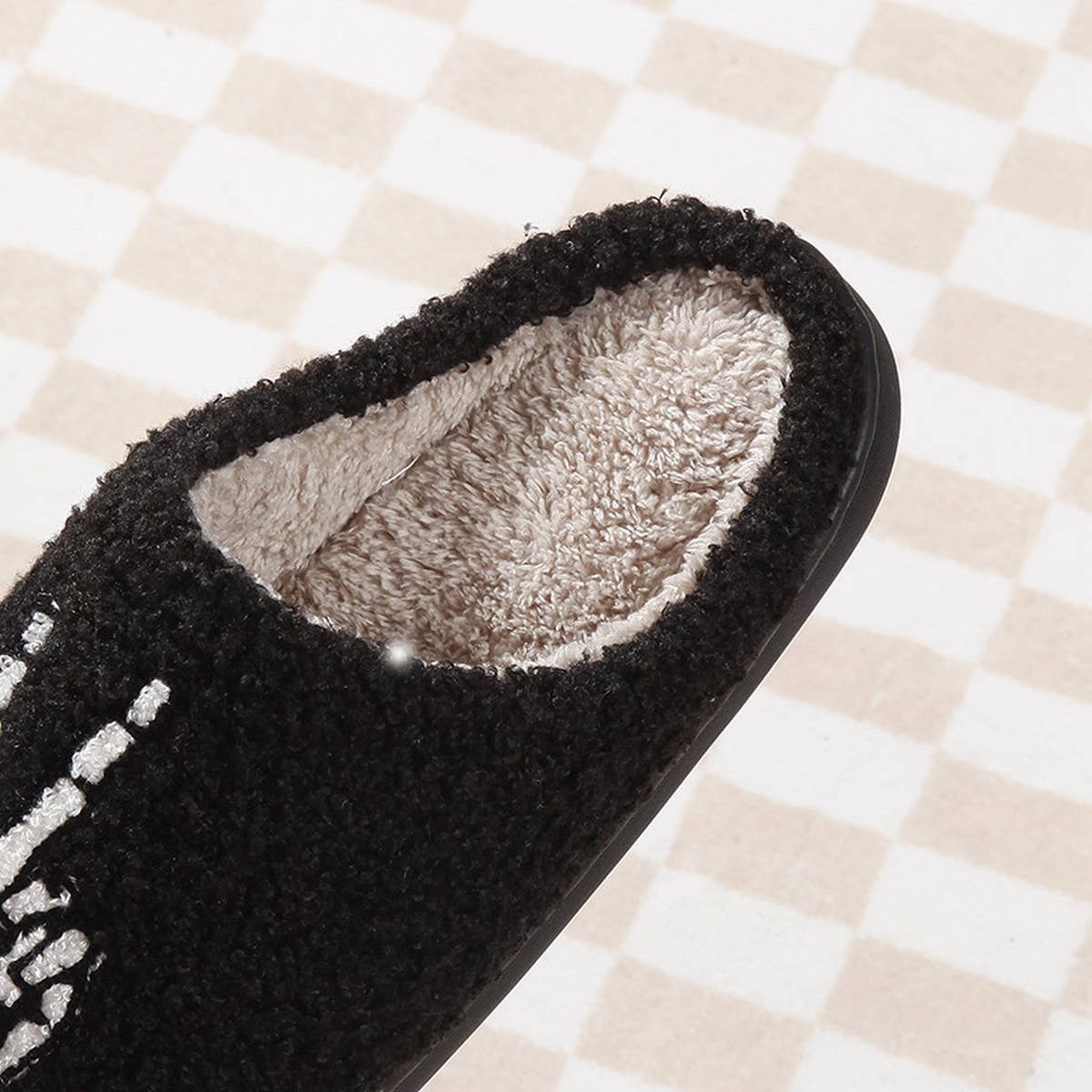 HALLOWEEN SKULL HAND WARM WINTER COTTON SLIPPERS