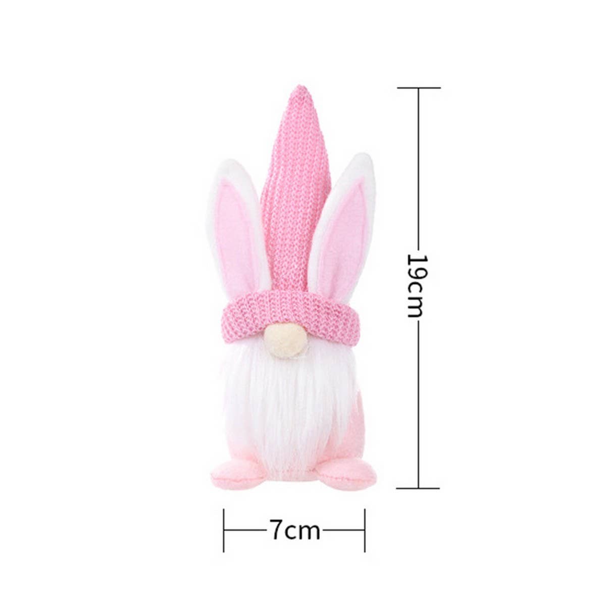 EASTER BUNNY DWARF DOLL ELF FIGURINE ORNAMENTS