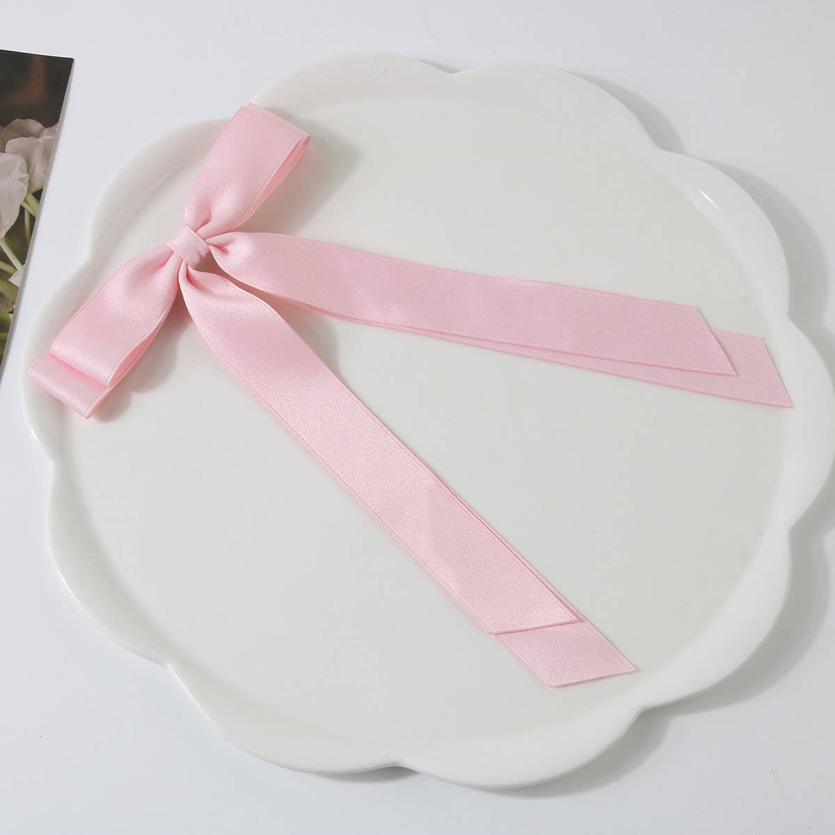 DOUBLE-LAYERED BOW HAIR CLIP_CWAHA1047