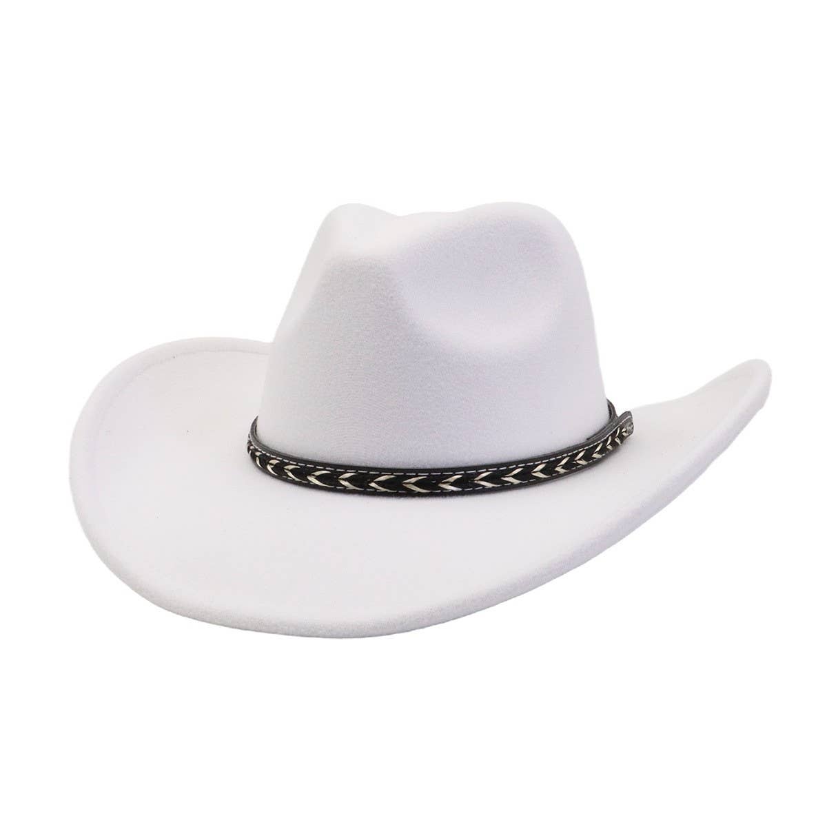 Unisex Cowboy Fedora Hat Ethnic Style_CWAH04409