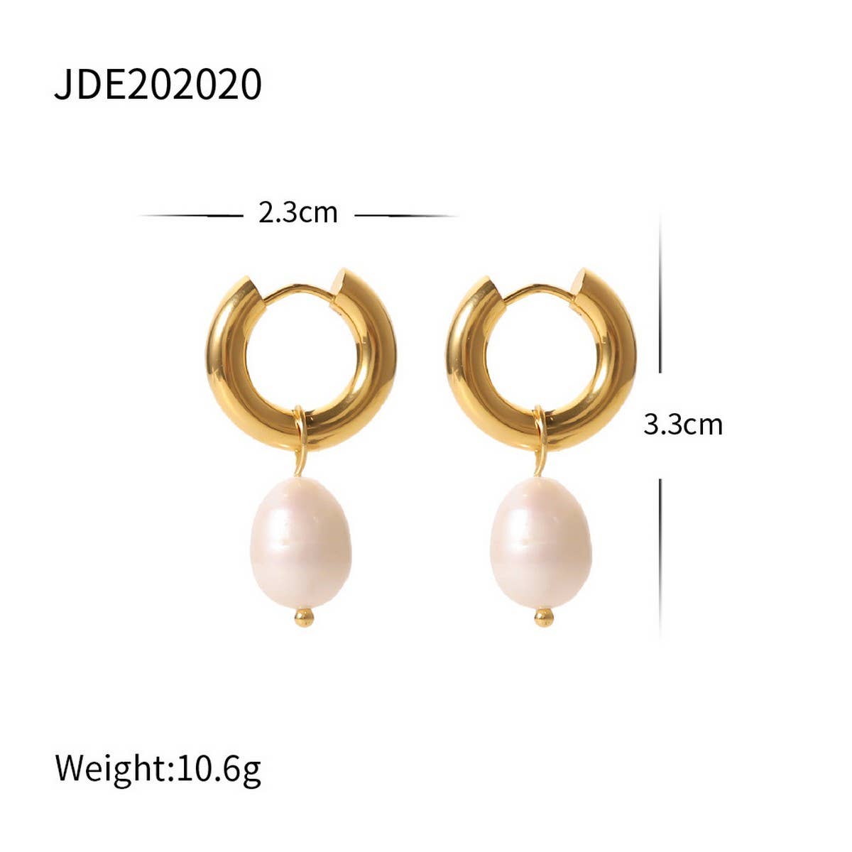 PERSONALIZED HIGH-END GOLD PIGMENT HOOP EARRINGS_CWMM2350